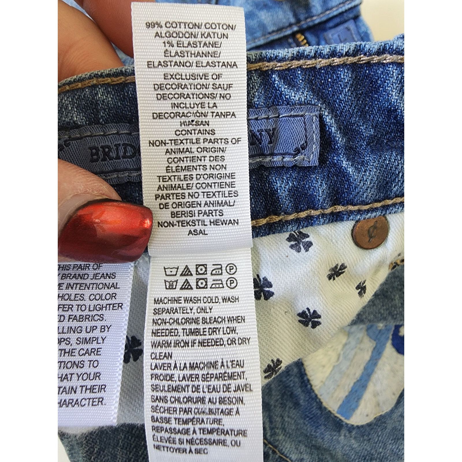 Lucky Brand Lucky Brand Bridgette Skinny Jeans Womens 2/26 Blue Size 26" / US 2 / IT 38 - 6 Thumbnail