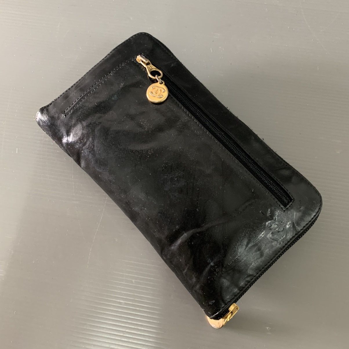 Chanel Chanel Vernis Black Leather Wallet Size ONE SIZE - 5 Thumbnail