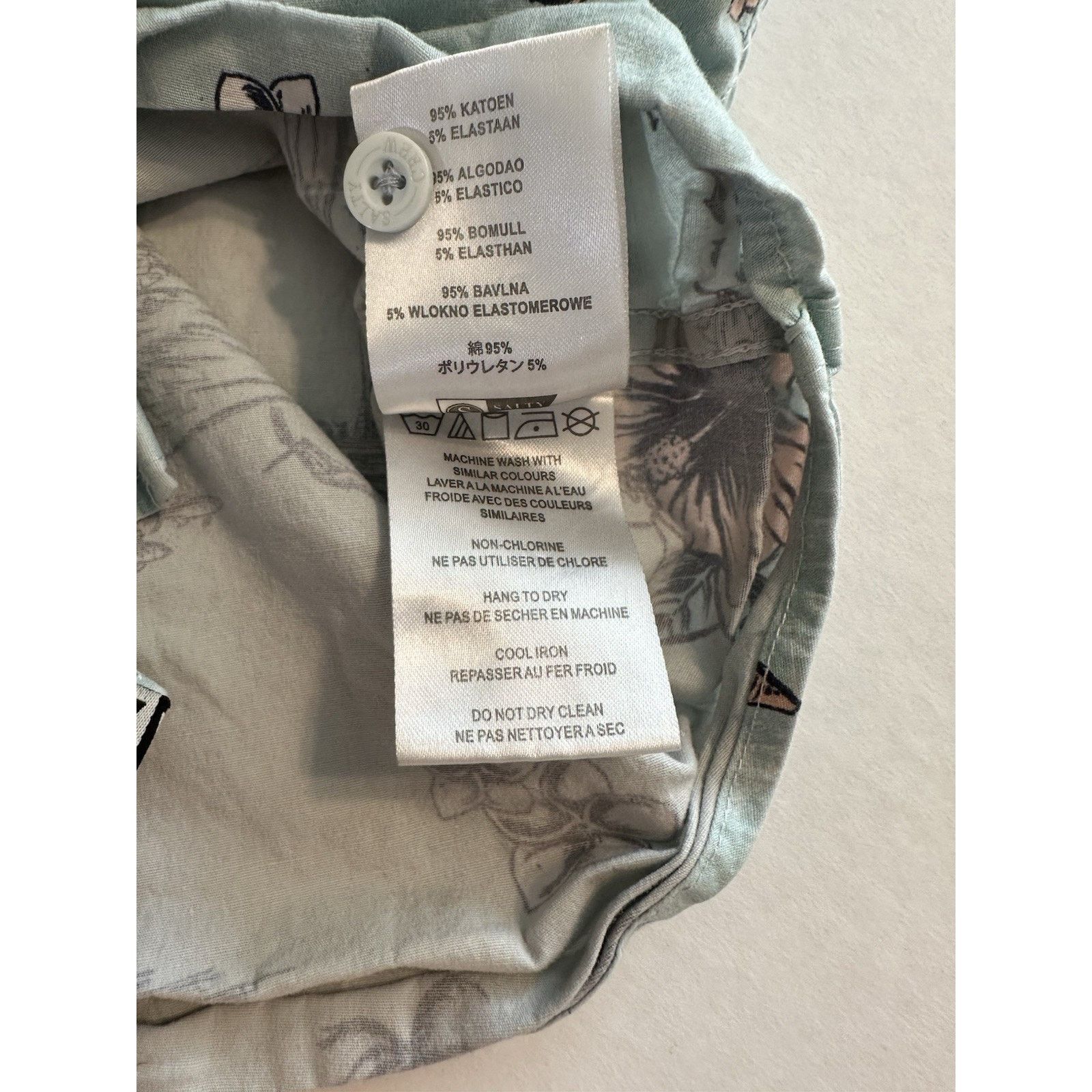 Other Salty Crew Button Shirt XL Tropic Sails Nautical Floral Blue Size US XL / EU 56 / 4 - 9 Thumbnail