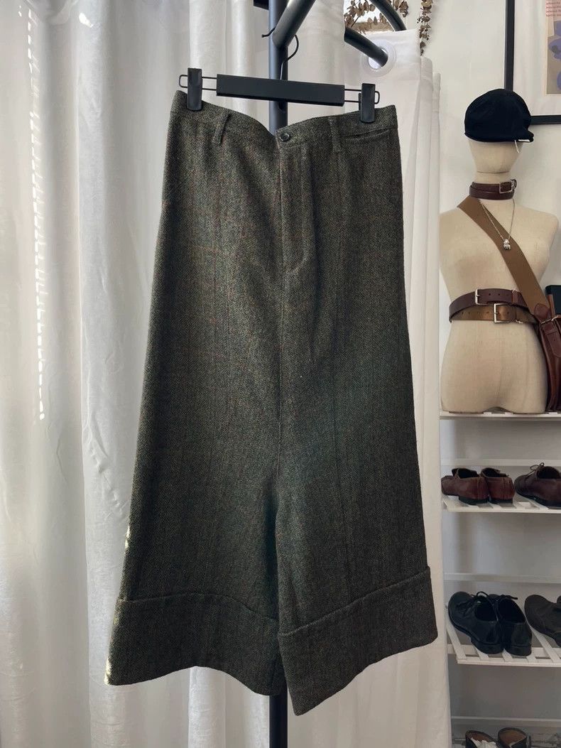Comme des Garcons Comme Des Garcons size S Vintage Plaid Dark Wide-Leg Pant Size 24" / US 00 / IT 34 - 1 Thumbnail
