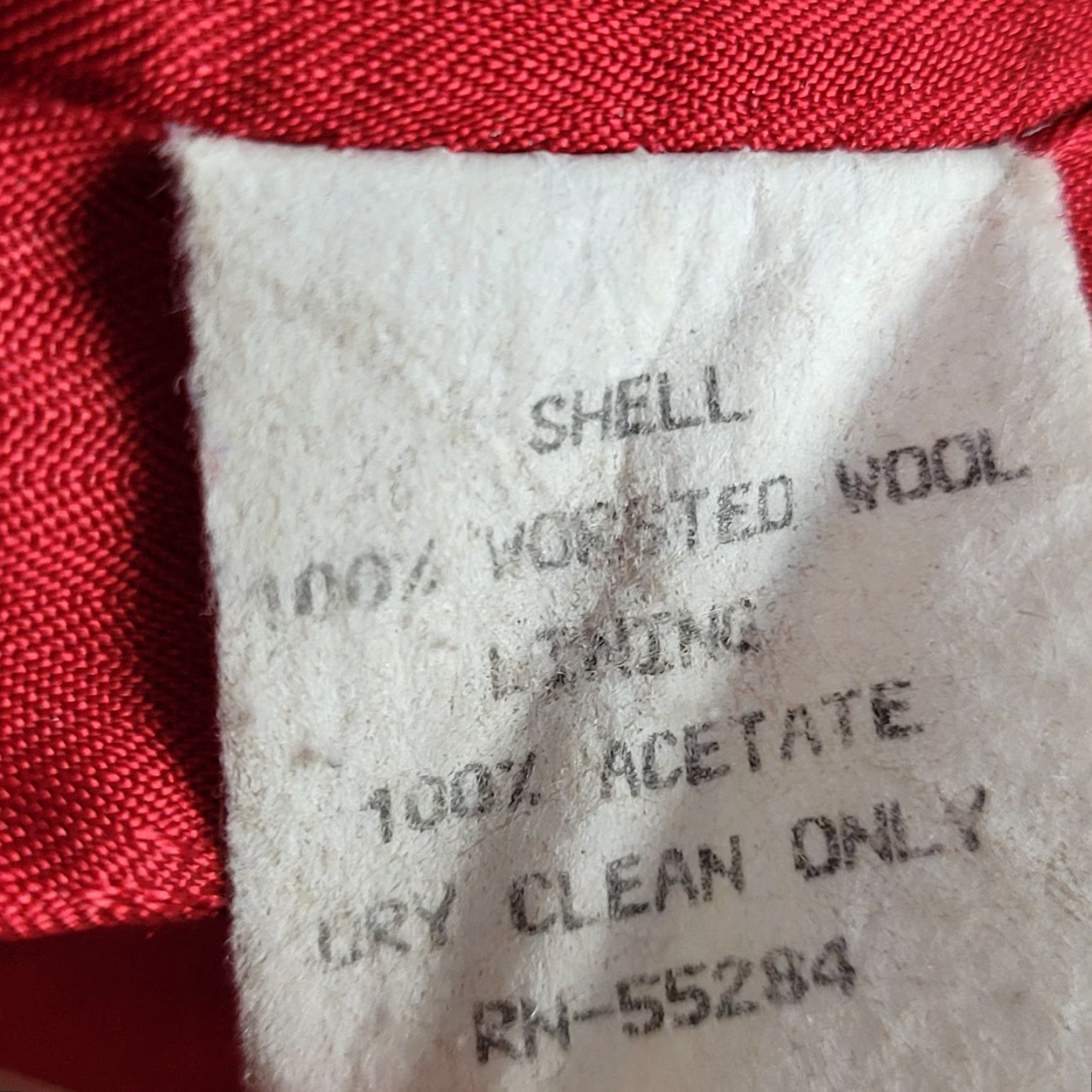 Talbots VINTAGE Talbots Women's Blazer Jacket - Red 100% Wool Classic Fit Size 16 USA Made Size XXL / US 16-18 / IT 52-54 - 4 Thumbnail