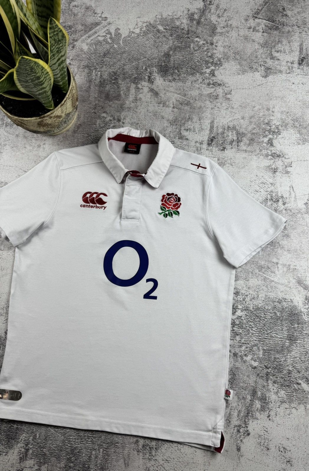 Canterbury of New Zealand Canterbury 2012/2013 Y2K O2 Longsleeve Polo Jersey T Shirt Size US M / EU 48-50 / 2 - 3 Thumbnail