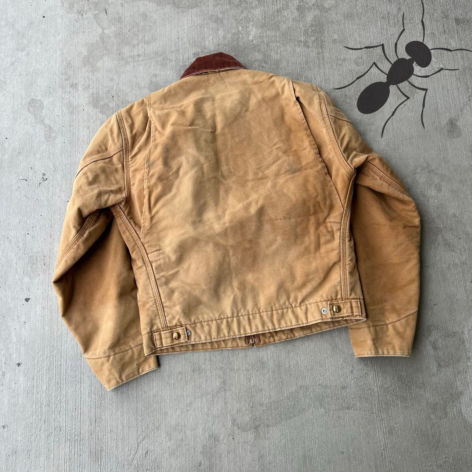 Carhartt × Vintage Carhartt J01 BRN brown detroit work wear jacket Size US S / EU 44-46 / 1 - 5 Thumbnail