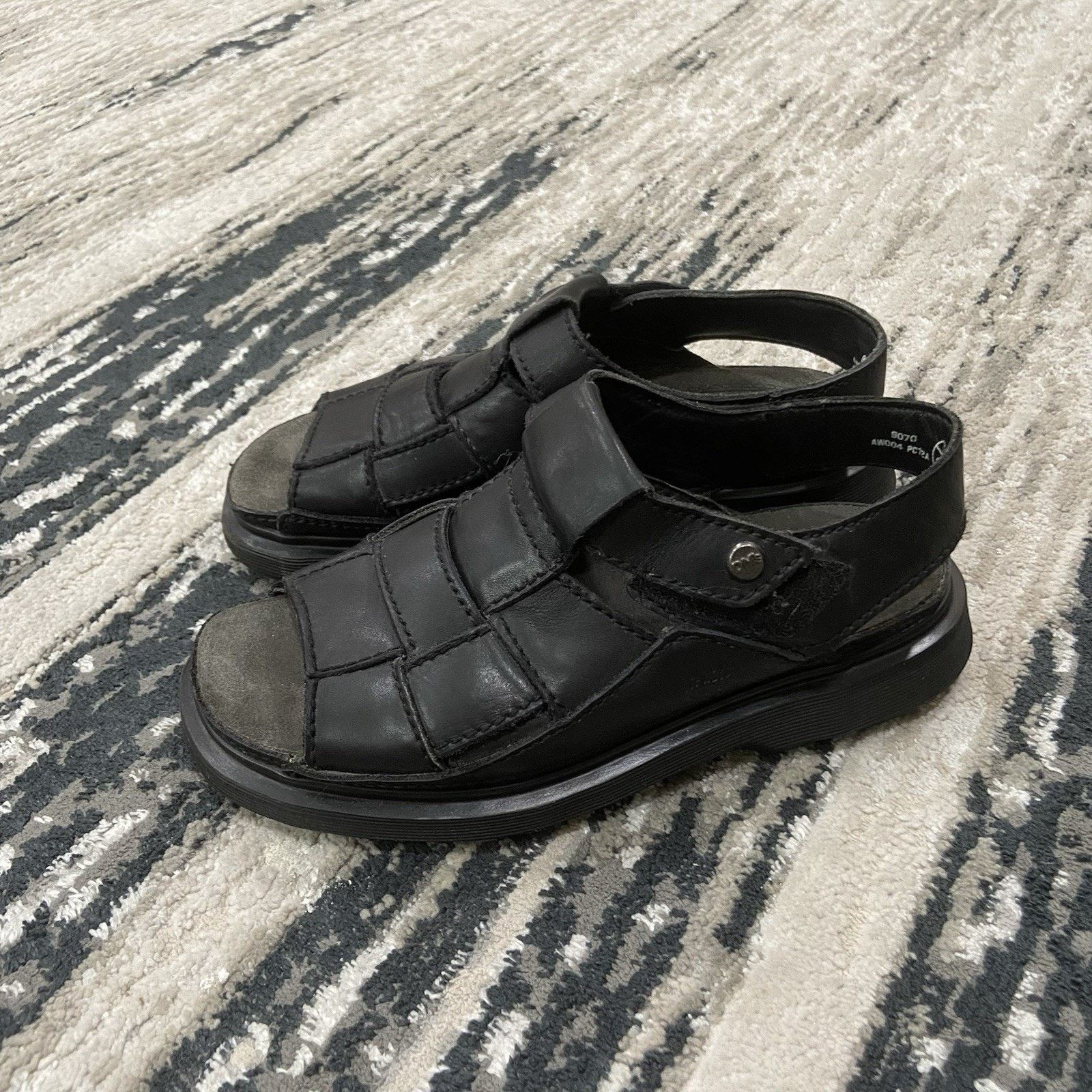 Dr. Martens Dr. Martens 9070 Fisherman Black Leather Woven Strap Size 10 Size US 10 / EU 43 - 3 Thumbnail
