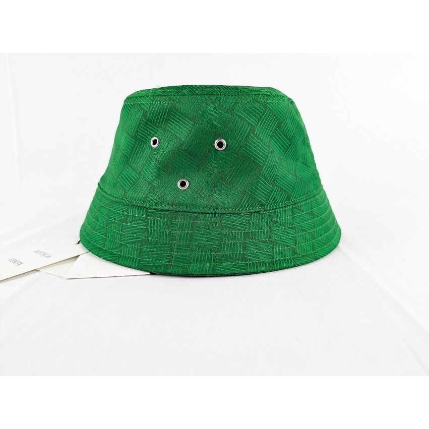 Bottega Veneta o1rshd1 Size: S / Intreccio Jacquard Nylon Hat Green Size ONE SIZE - 2 Thumbnail