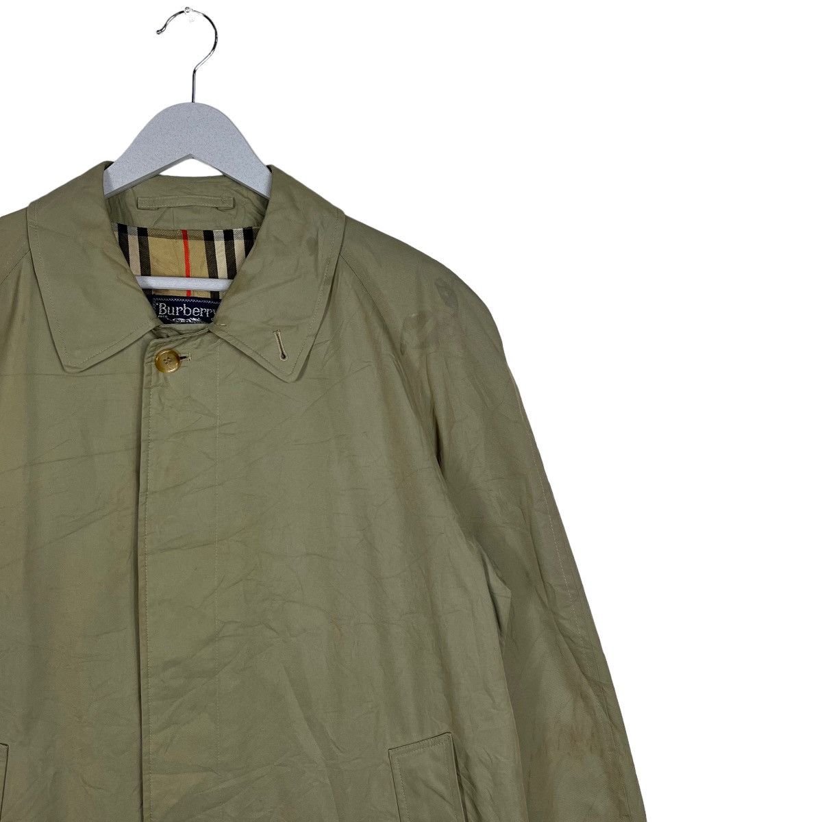 Burberry 🔥 BURBERRYS NOVA CHECK LINING TRENCH COAT MADE IN ENGLAND Size US S / EU 44-46 / 1 - 7 Thumbnail