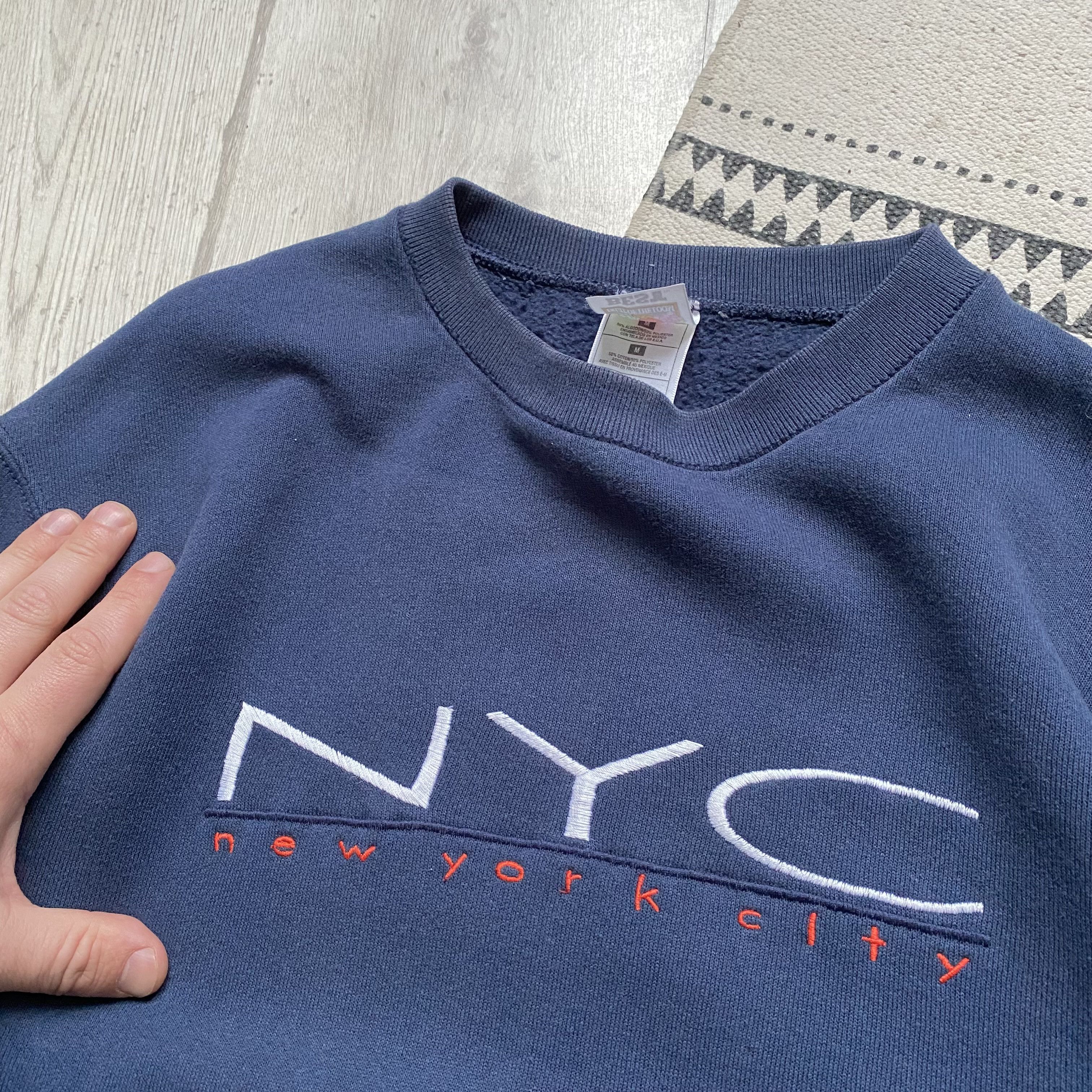 Russell Athletic 🗽Vintage 90s USA NEW York city sweatshirt Y2K Size US M / EU 48-50 / 2 - 8 Thumbnail