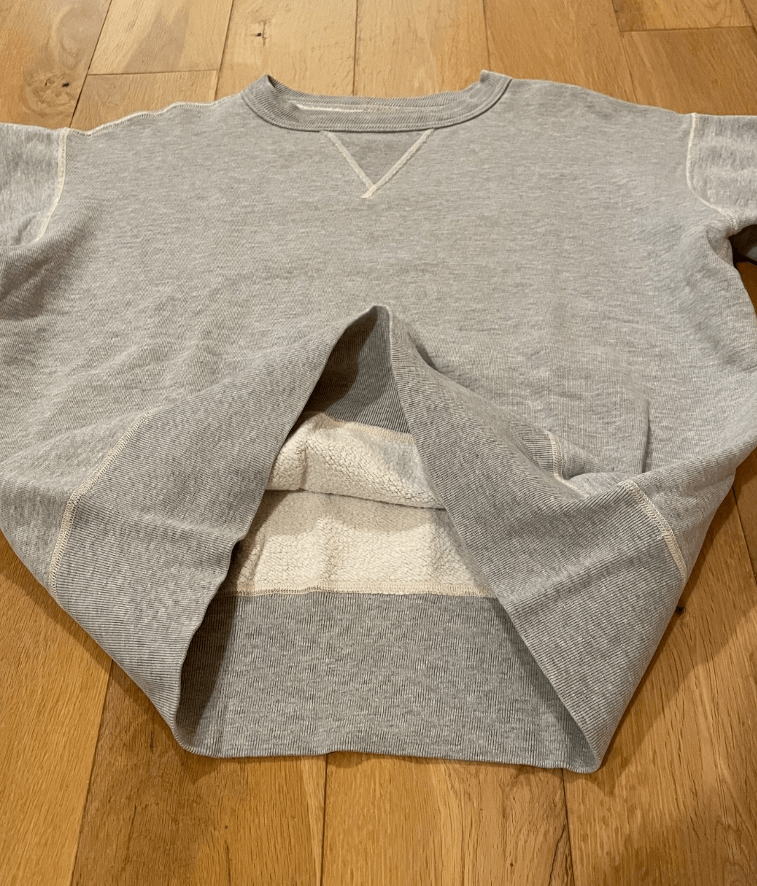The Real McCoy's The Real McCoy's mid 2000's Loopwheel Sweatshirt Grey Medium Size US M / EU 48-50 / 2 - 5 Thumbnail