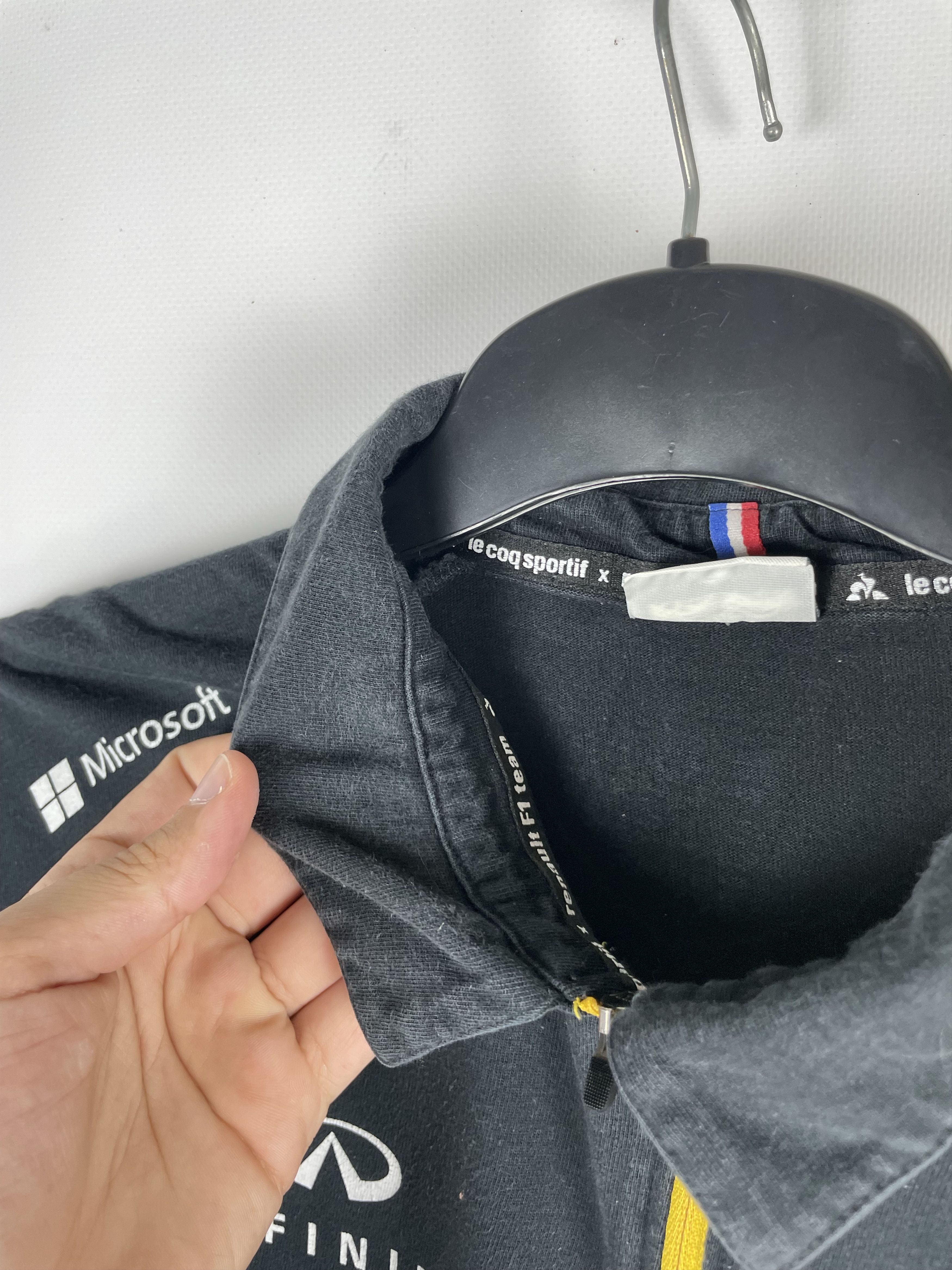 Vintage Le Coq Sportif Vintage Infiniti Renault F1 Team Polo Shirt Size US XXL / EU 58 / 5 - 6 Thumbnail