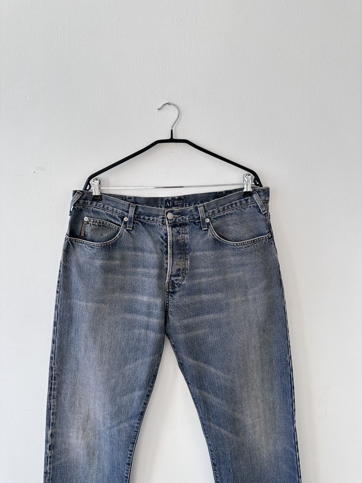 Emporio Armani Vintage Armani Jeans Indigo 002 Series Denim Size 38 Blue Size US 38 / EU 54 - 7 Thumbnail