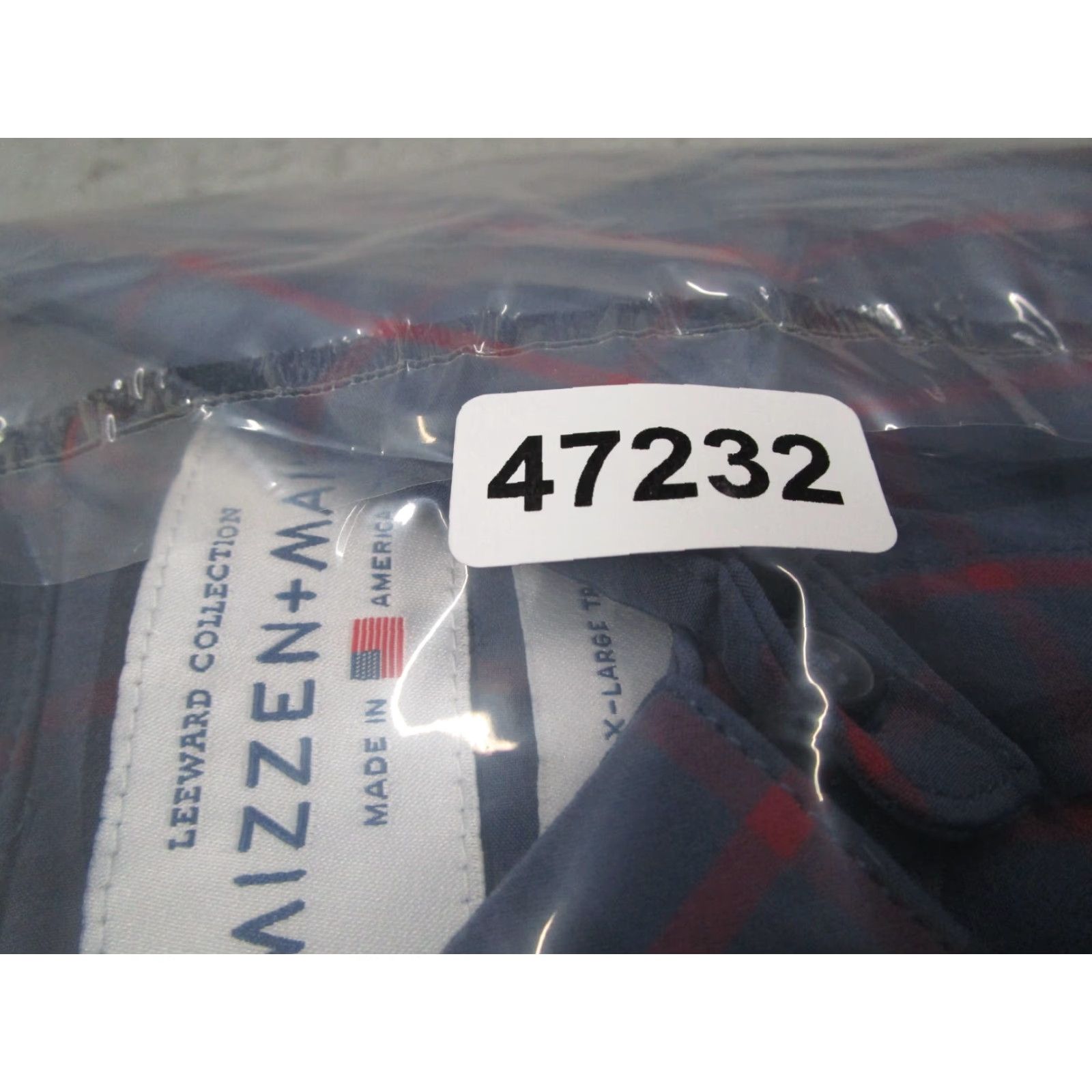 Mizzen+Main Mizzen+Main Shirt Men XL Trim Blue Leeward Check Long Sleeve Button-Up City Classic Preppy Size US XL / EU 56 / 4 - 8 Thumbnail