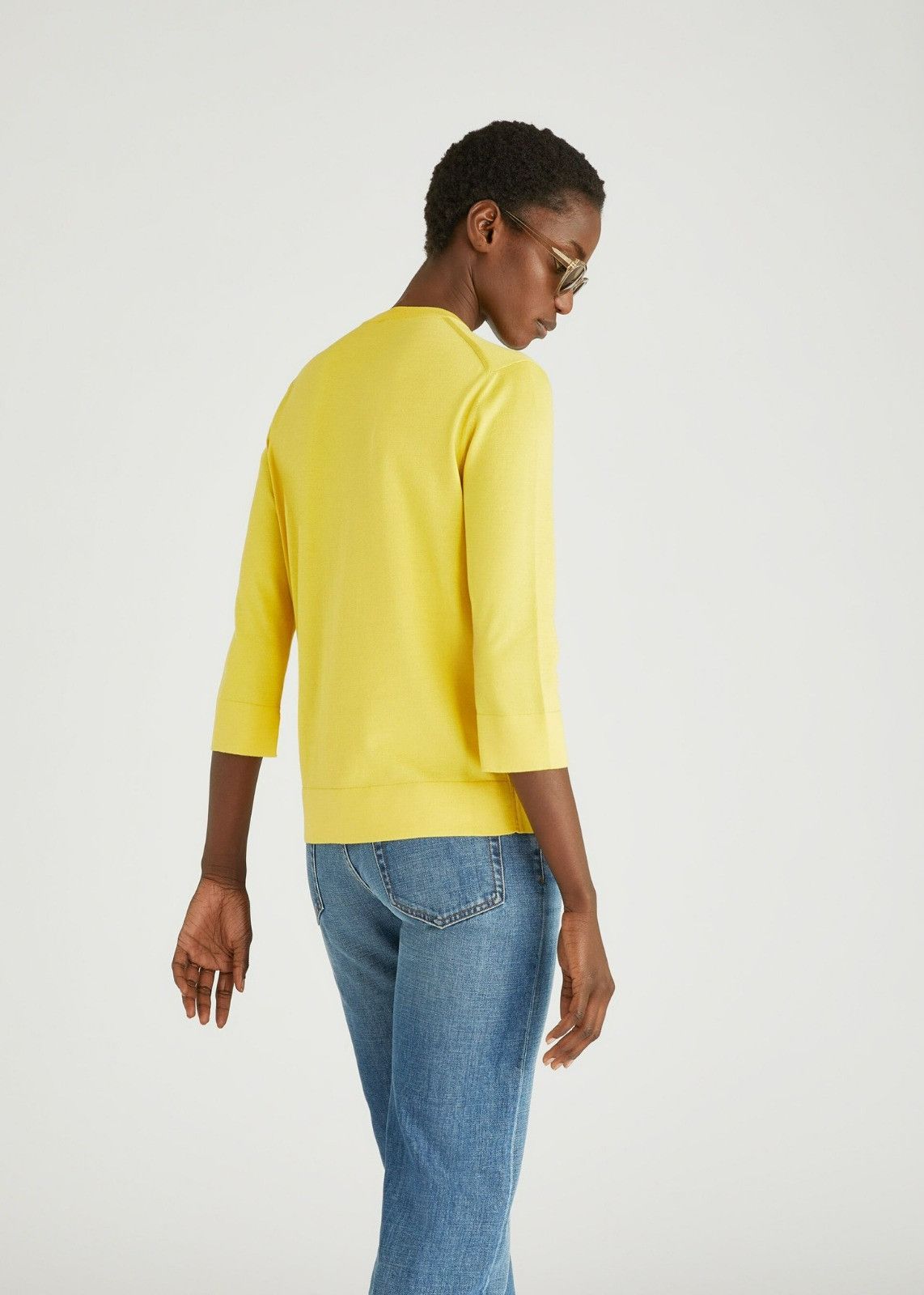 Loro Piana o1srvl11e0424 Sweatshirt in Yellow Size S / US 4 / IT 40 - 3 Thumbnail