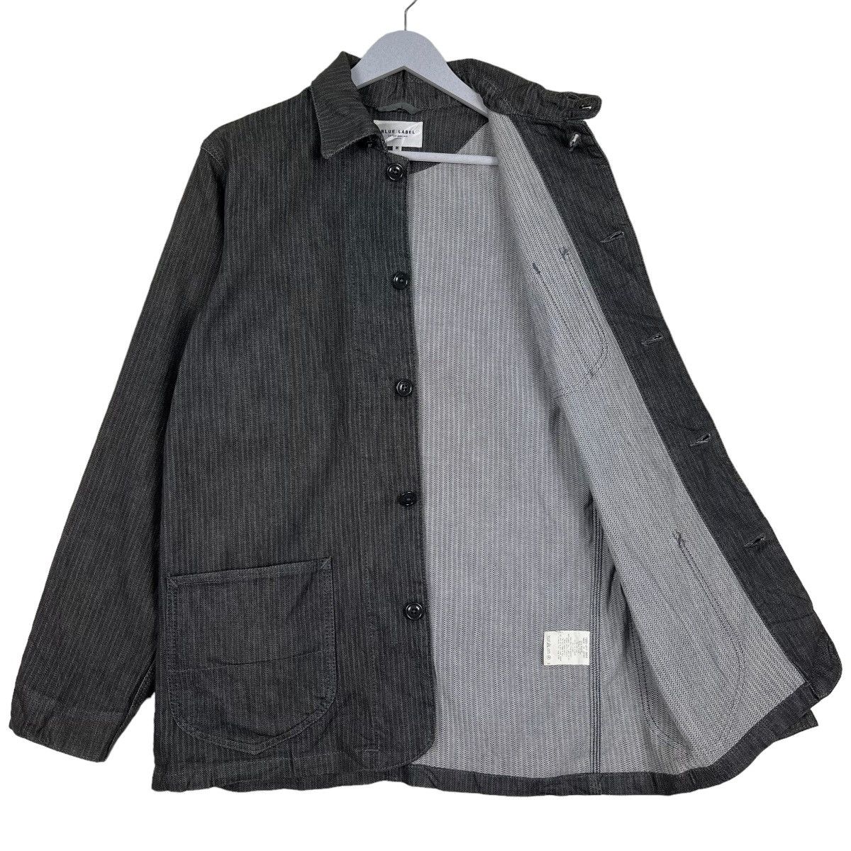 Issey Miyake 🔥 BLUE LABEL UNITED ARROWS HBT HIKORY STRIPE CHORE JACKET Size US M / EU 48-50 / 2 - 9 Thumbnail