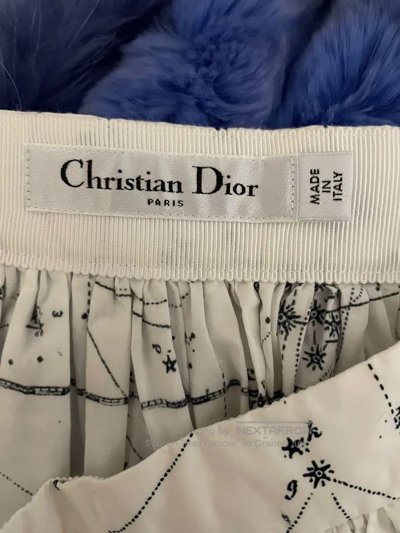 Dior Dior Constellation pattern white long skirt half skirt Size 42" / US 20 - 6 Thumbnail