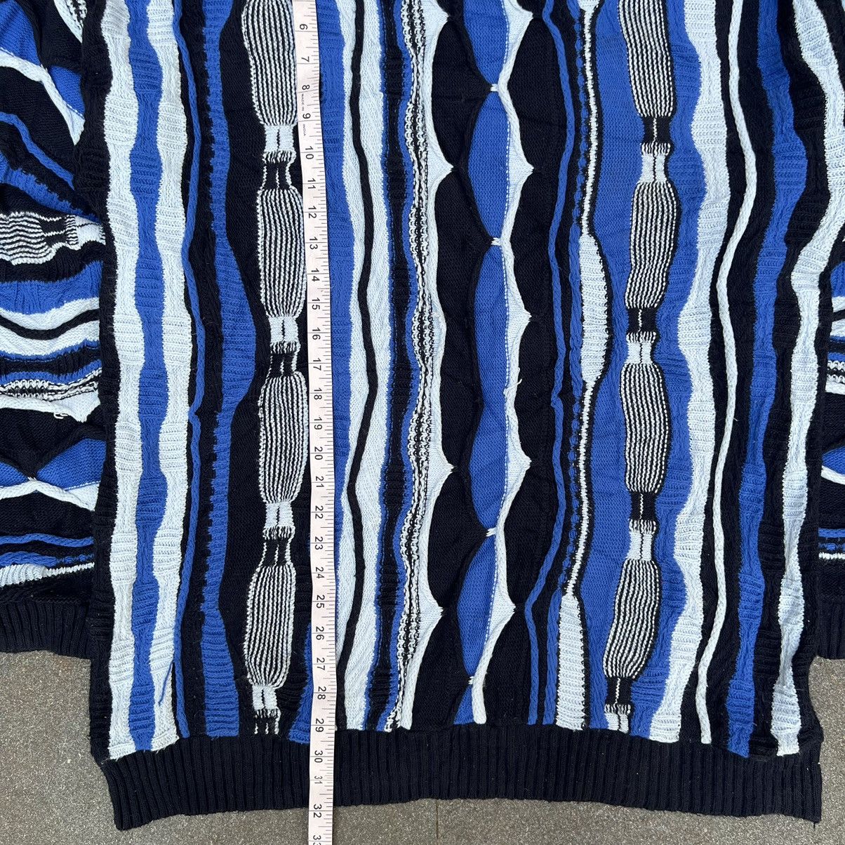 Coogi × Vintage Crazy Vintage Coogi 3D Cable Knit Sweater Size US L / EU 52-54 / 3 - 6 Thumbnail