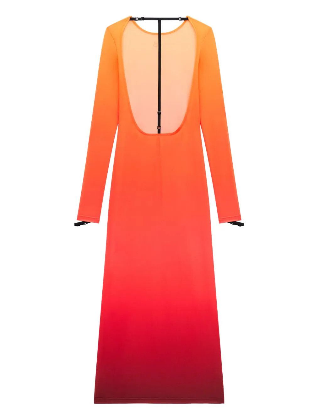 Courreges o1mle0824 Second Skin Dress Gradient Sunset in Multicolor Size M / US 6-8 / IT 42-44 - 5 Thumbnail