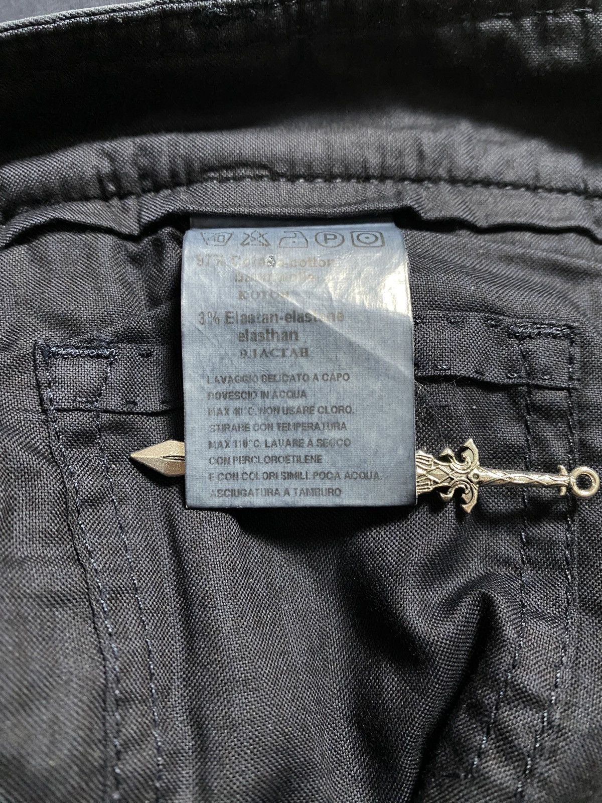 Cortigiani Cortigiani Mens Blue Navy Made In Italy Multi Pocket Size US 31 - 13 Thumbnail