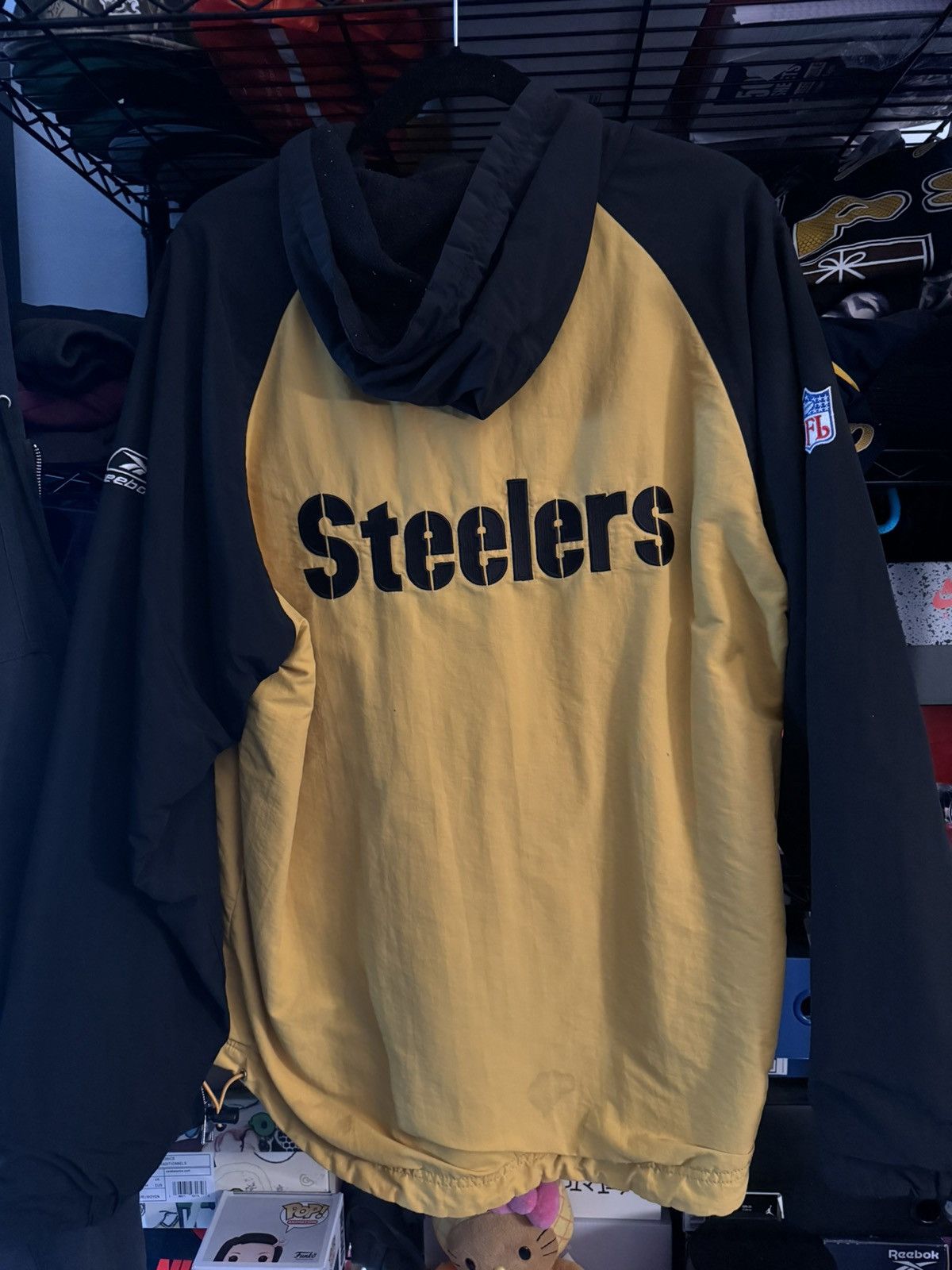 NFL × Reebok × Vintage Reebok NFL Steelers Reversible Jacket Vintage Size US L / EU 52-54 / 3 - 10 Thumbnail