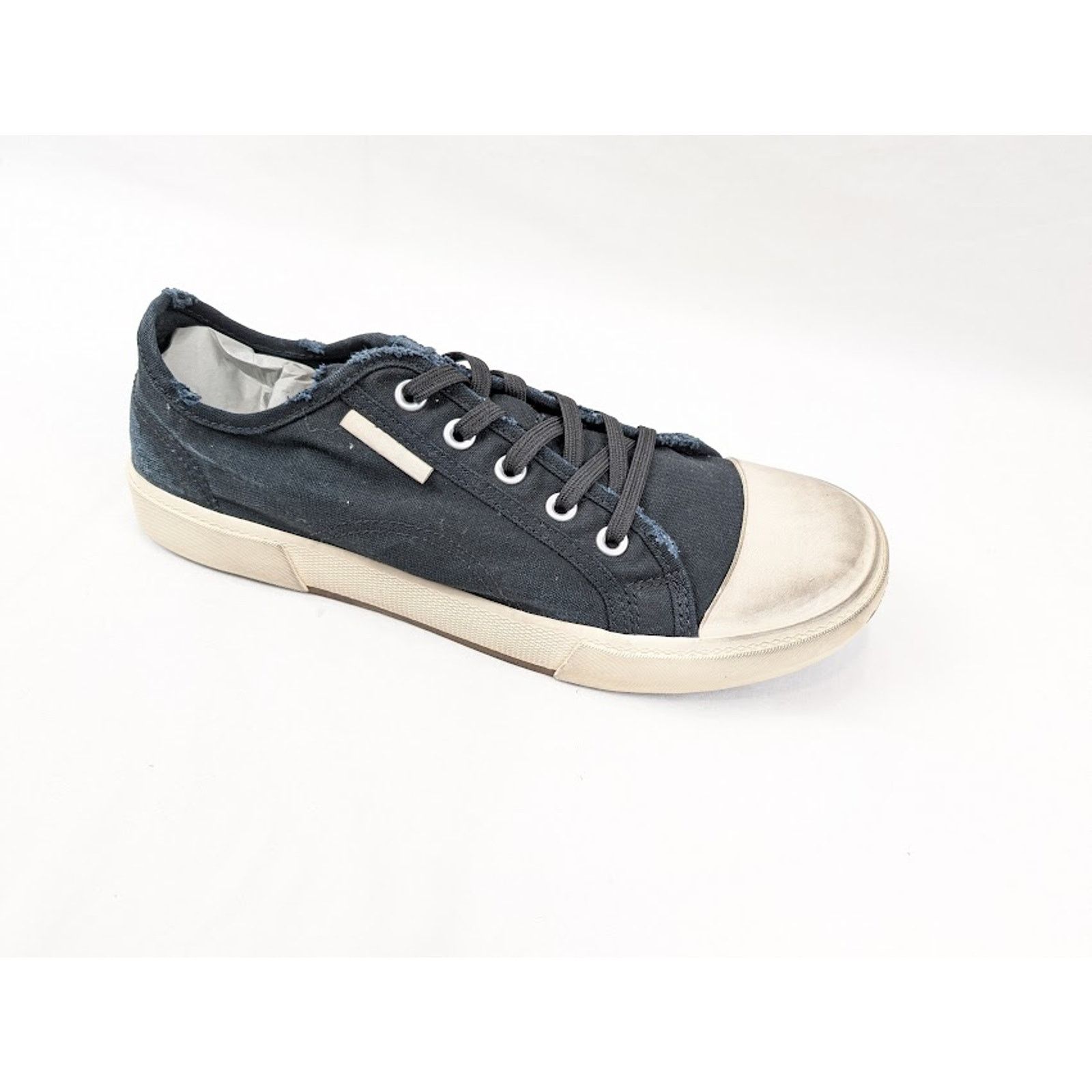 Balenciaga o1rshd1 Paris Low-Top Sneakers in Black/White Size US 10 / EU 43 - 2 Thumbnail
