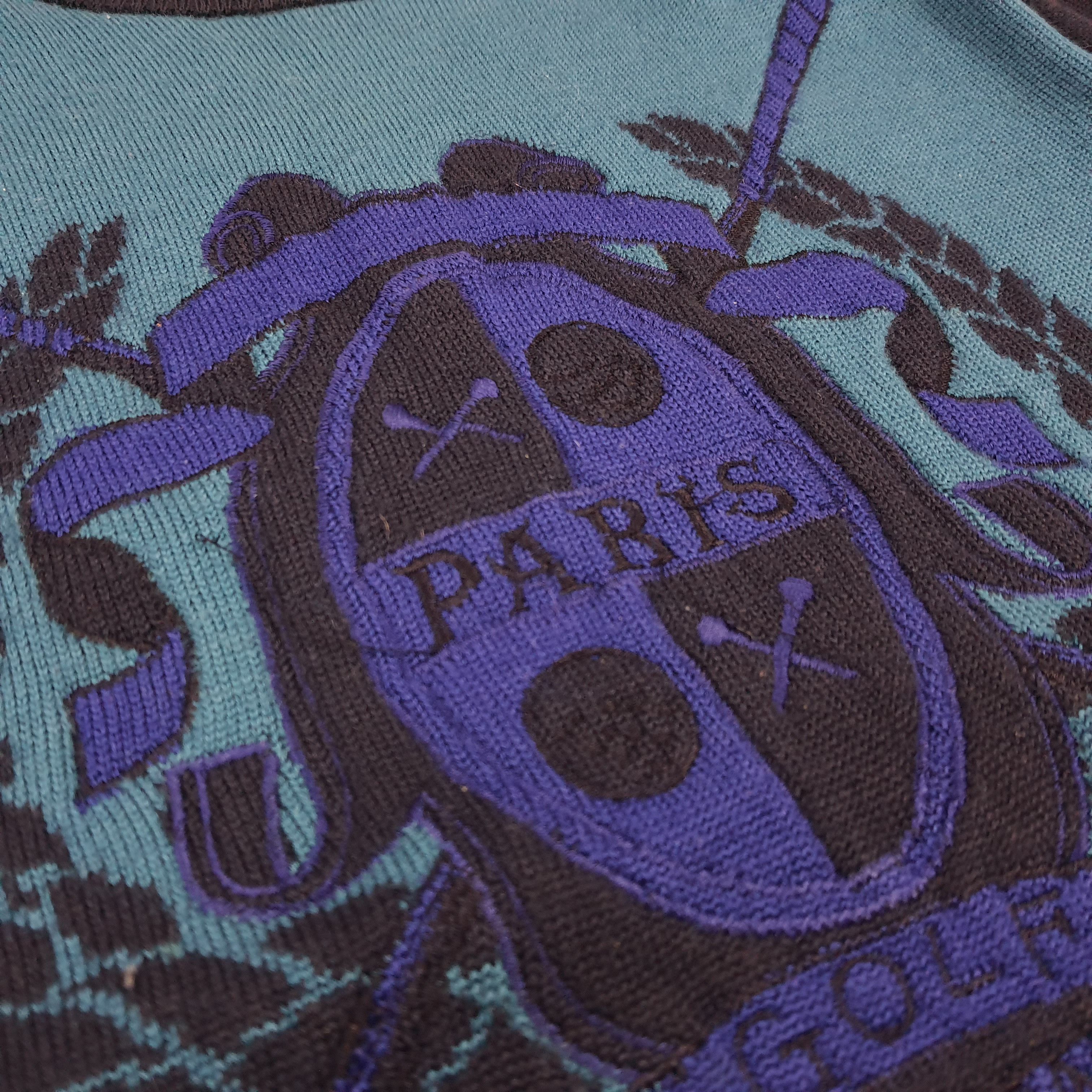 Vintage Vintage PARIS Resort Fashion Golf Wool Knit Pullover C291N32 Size US S / EU 44-46 / 1 - 3 Thumbnail