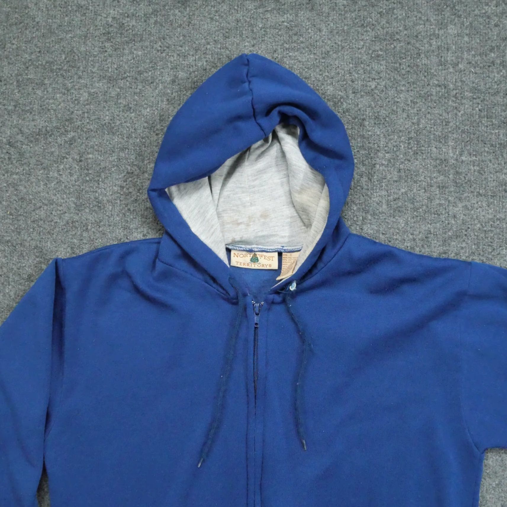 Vintage VINTAGE Northwest Territory Hoodie Mens Small Blue Full Zip 90s Size US S / EU 44-46 / 1 - 2 Thumbnail