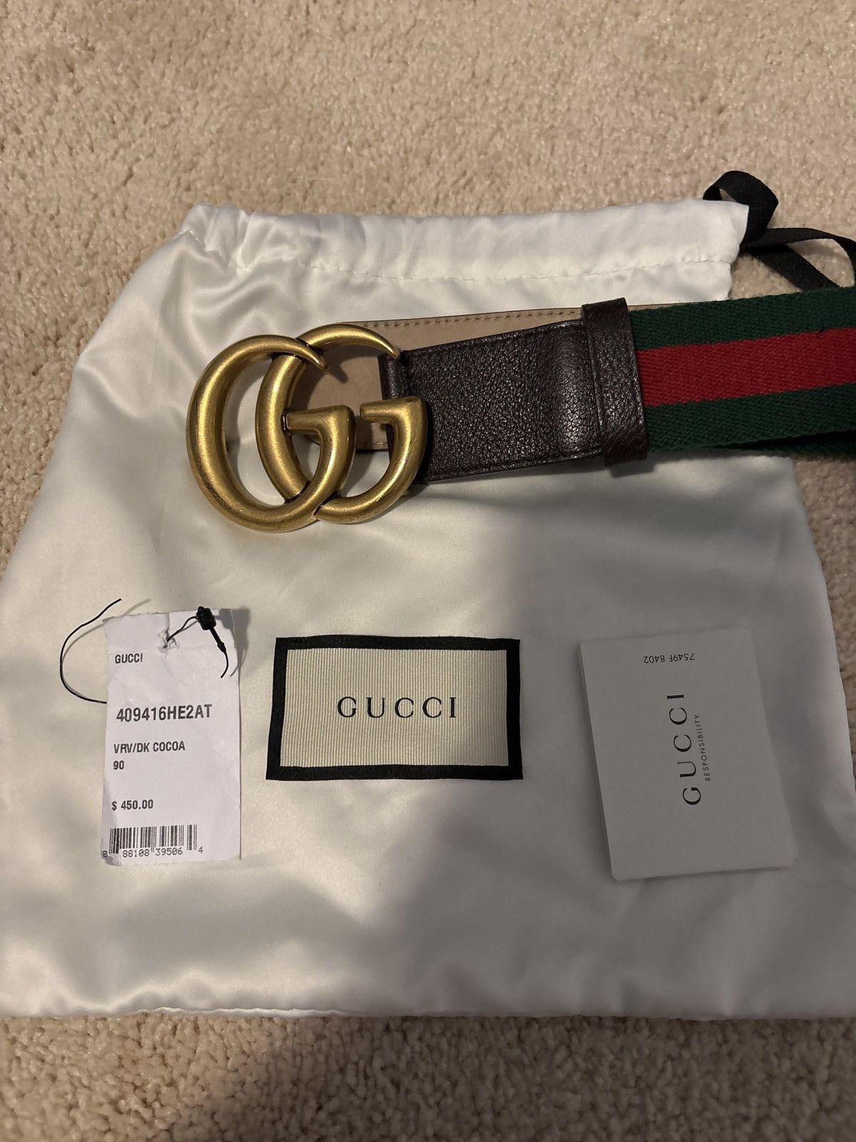 Gucci Gucci Belt Barely Worn Size ONE SIZE - 1 Thumbnail