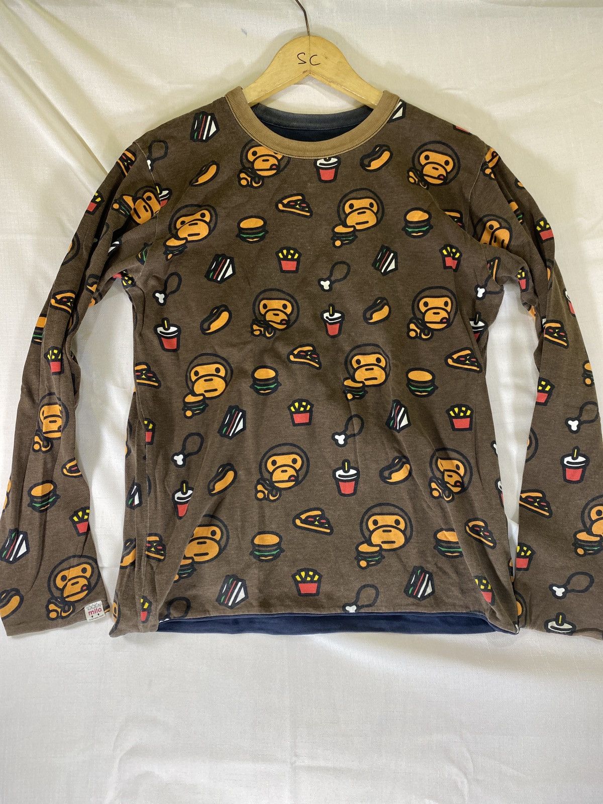 Bape junk food double aided tee Size US S / EU 44-46 / 1 - 1 Thumbnail