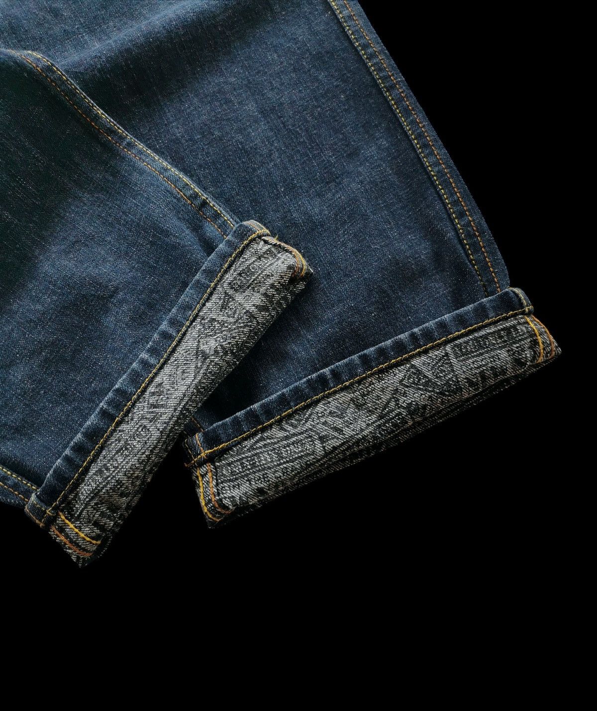 Tribal Streetwear Streetwear Ills Denim Washed Blue Grails Size US 31 - 9 Thumbnail