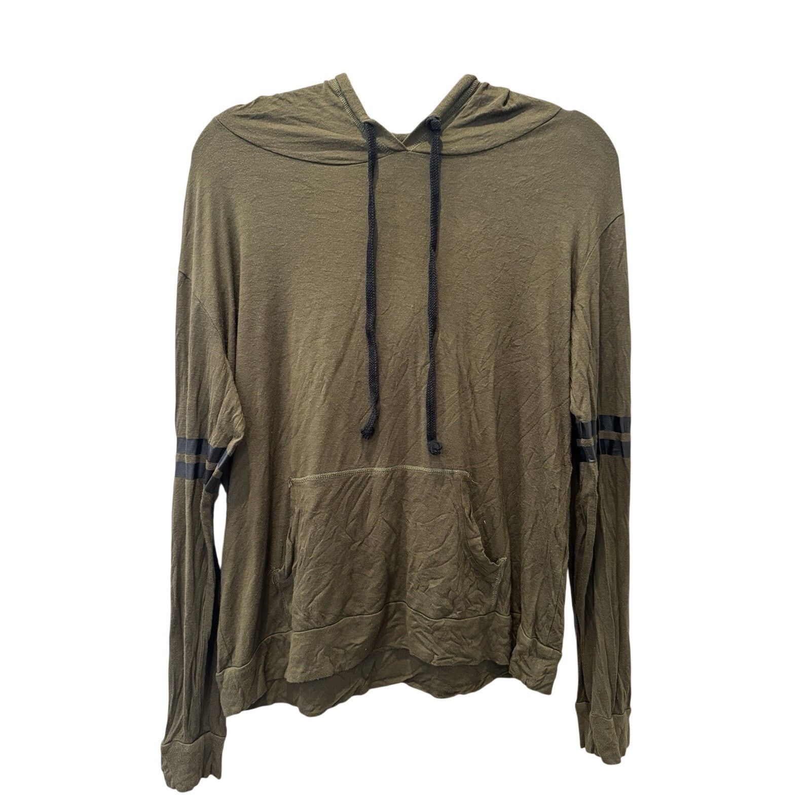 Other Hippie Chic Olive Green Lightweight Hoodie Top Womens Medium Size M / US 6-8 / IT 42-44 - 1 Thumbnail