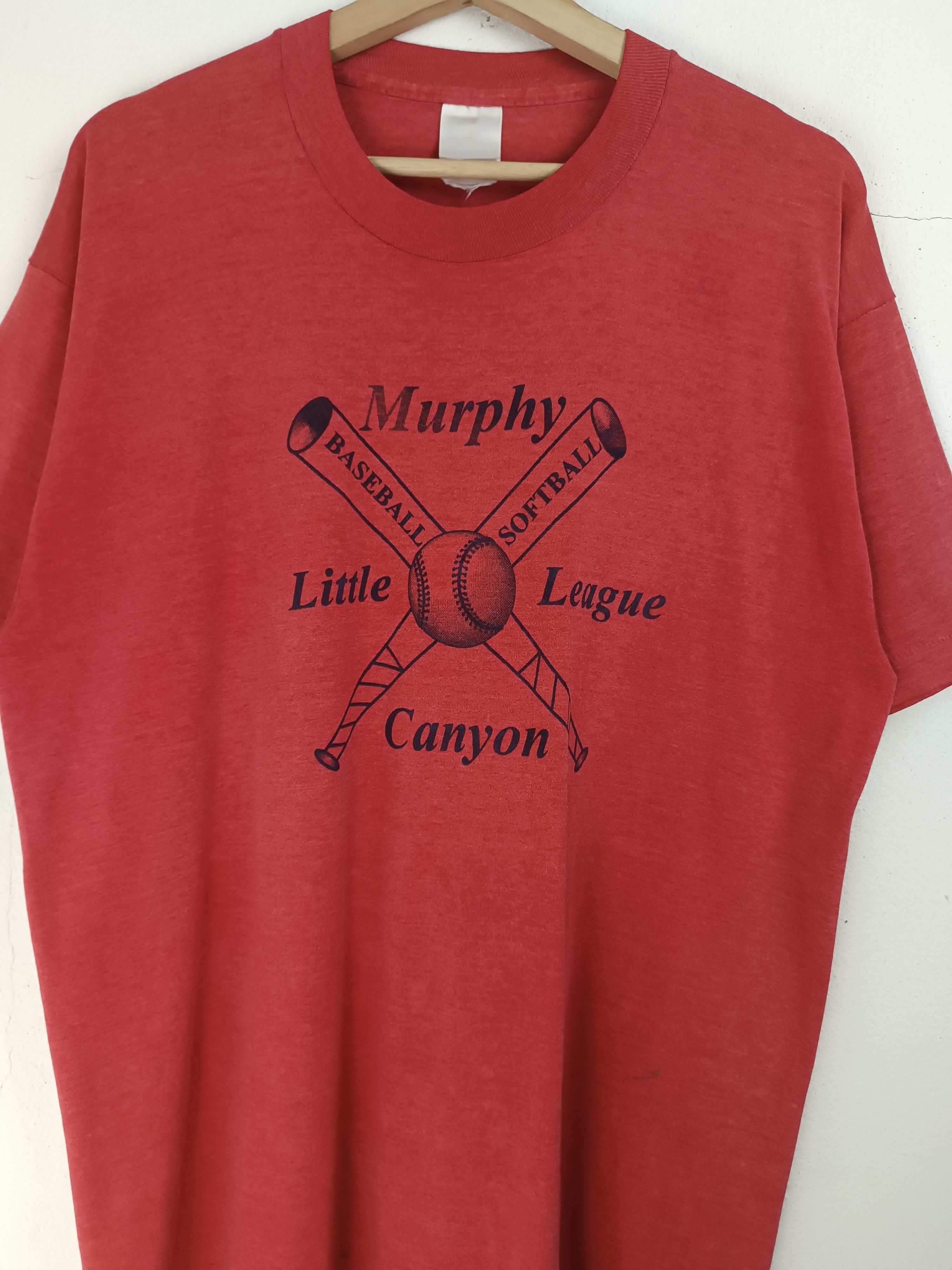 MLB VINTAGE 80'S MURPHY LITTLE LEAGUE CANYON TEE MLB BASEBALL Size US L / EU 52-54 / 3 - 8 Thumbnail
