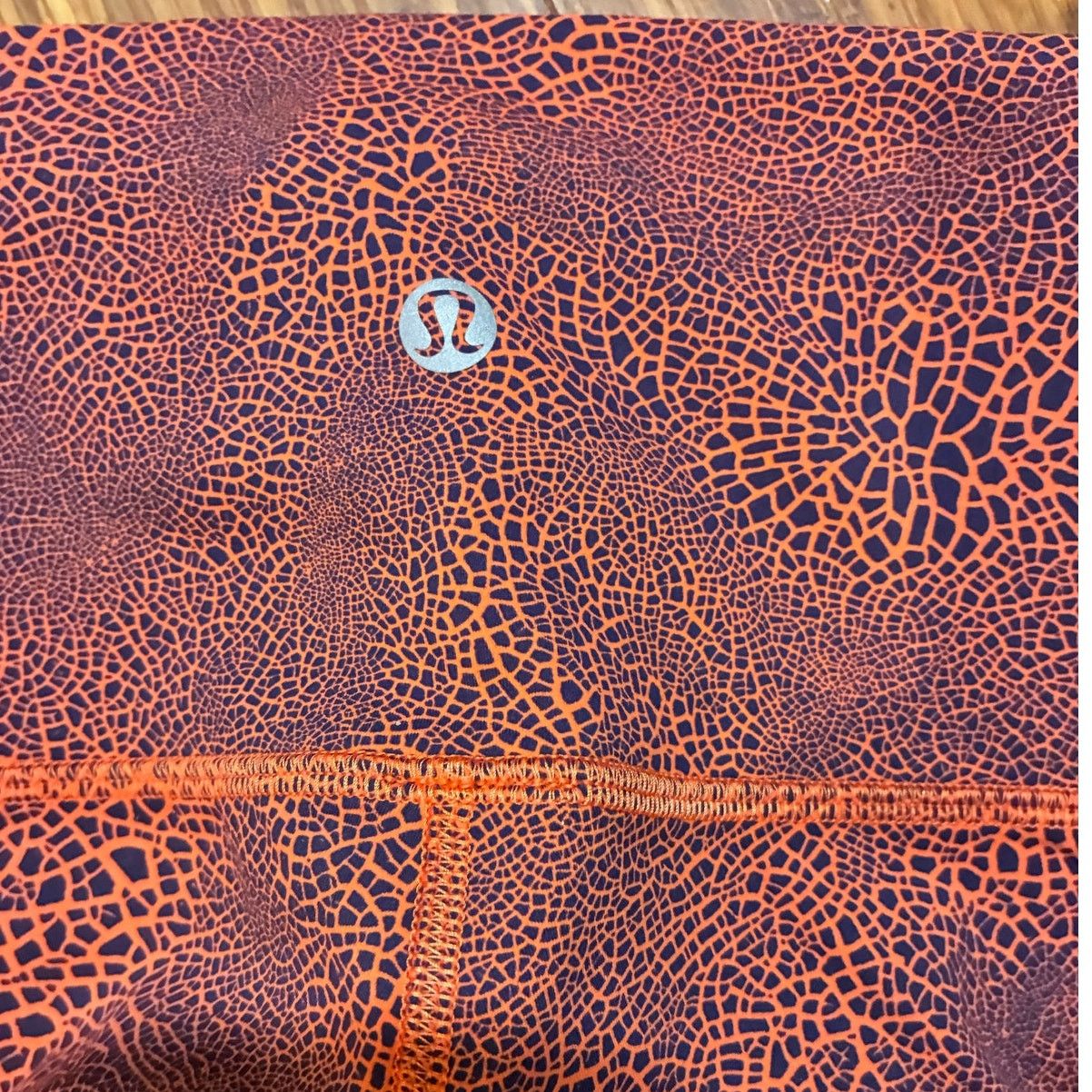 Lululemon Lululemon Wunder Train HR Tight 28" Size 2 Crackle Orange Size 26" / US 2 / IT 38 - 3 Thumbnail