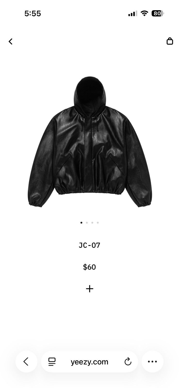 Yeezy Yeezy JC 07 Black Leather Jacket Size US S / EU 44-46 / 1 - 1 Thumbnail