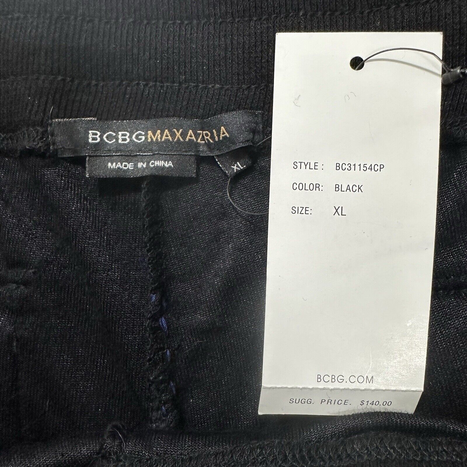 Bcbgmaxazria BCBG Max Azria XL Velour Sweatpants 22" Inseam Rhinestone Size 40" / US 18 - 7 Thumbnail
