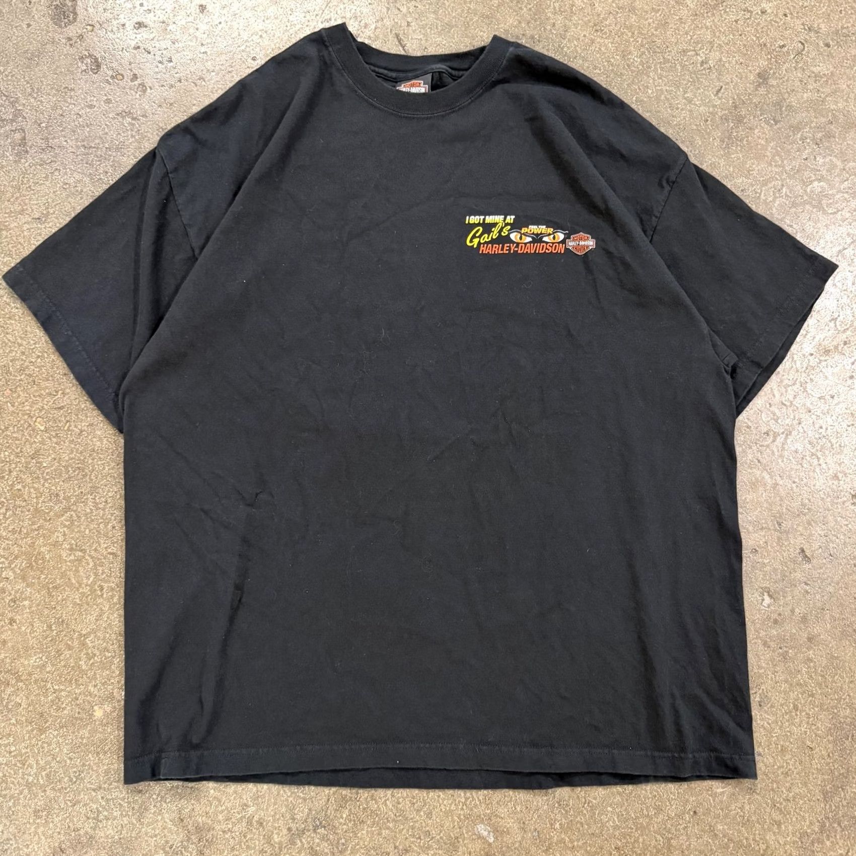 Harley Davidson VINTAGE Harley-Davidson Shirt Mens 2XL Black Gail's Belton MO Biker Tee Size US XXL / EU 58 / 5 - 3 Thumbnail