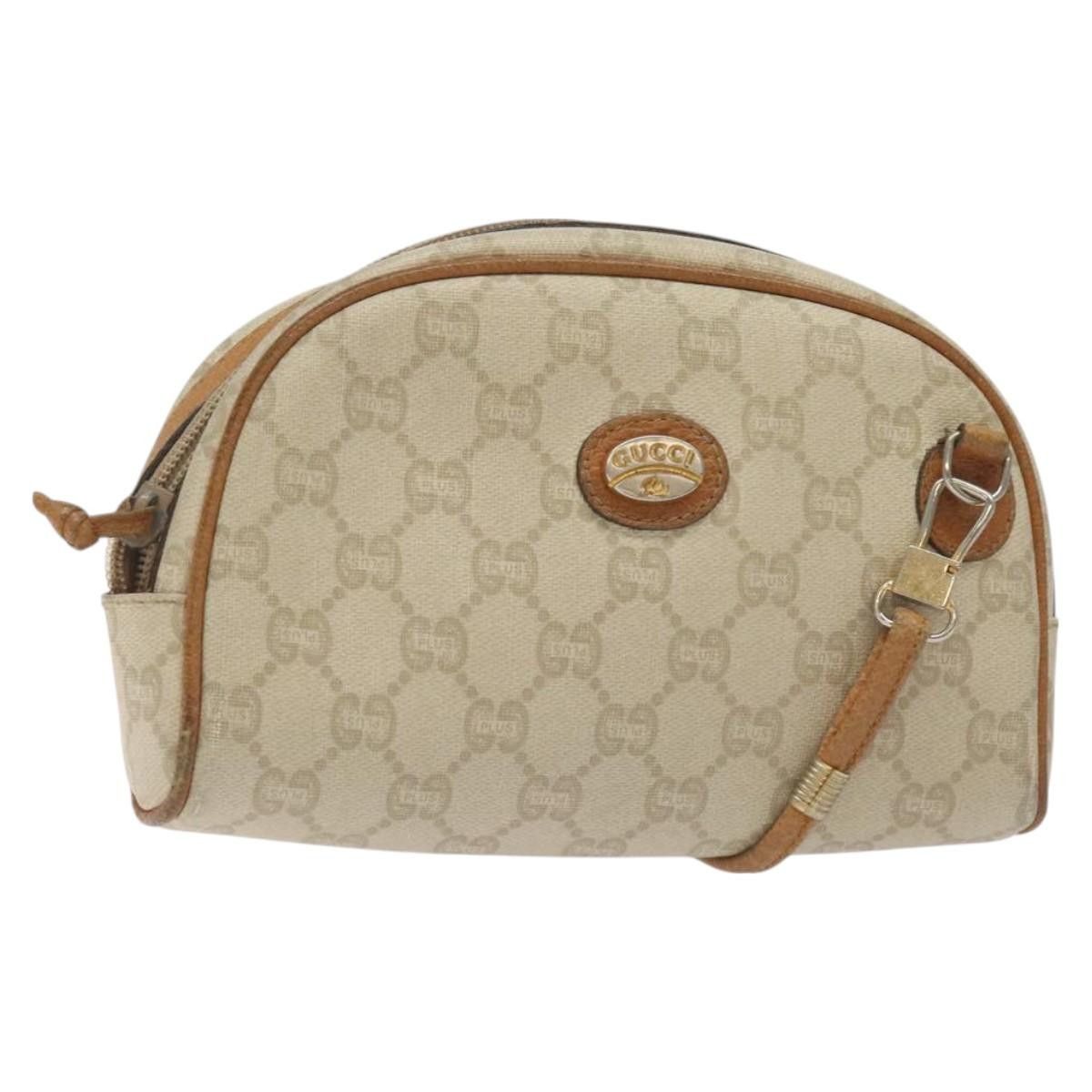 Gucci GUCCI GG Plus Supreme Shoulder Bag Pvc Ivory Gold Size ONE SIZE - 1 Thumbnail