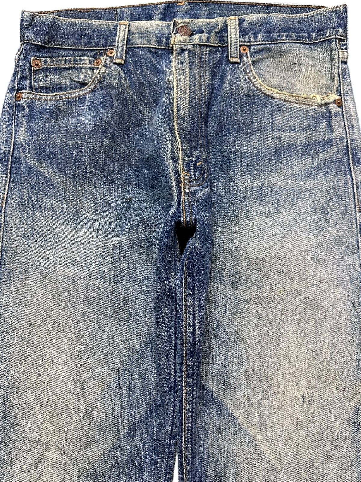 Levi's Vintage Clothing Vintage Levi’s Faded Whiskers Grunge Denim Size US 30 / EU 46 - 2 Thumbnail