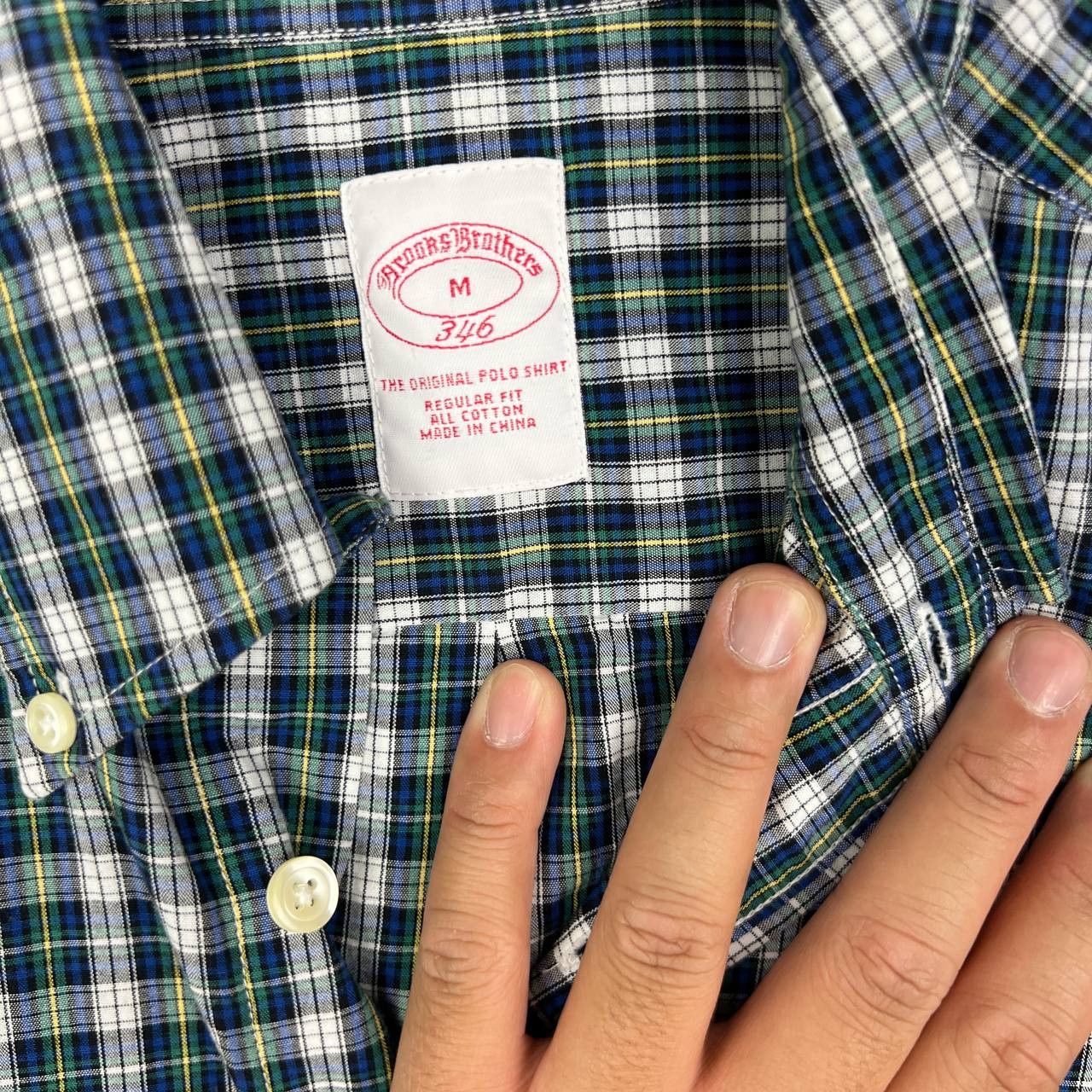 Brooks Brothers Brooks Brothers 346 Button Down Shirt Men Plaid RegularFit M Size US M / EU 48-50 / 2 - 3 Thumbnail