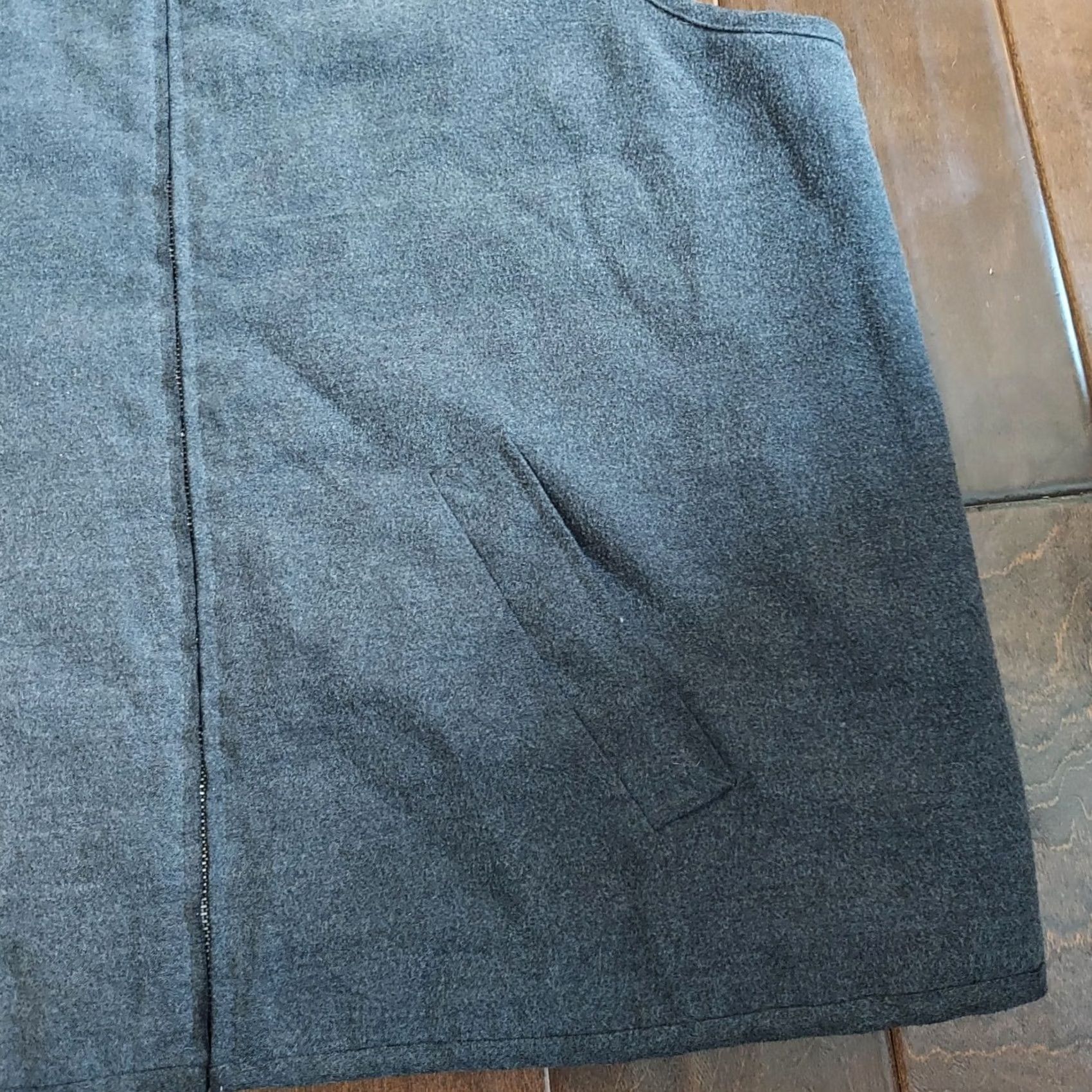 Charter Club Charter Club Women Vest Sleeveless Zip Pockets Gray 1X Regular Casual Travel Size XL / US 12-14 / IT 48-50 - 4 Thumbnail
