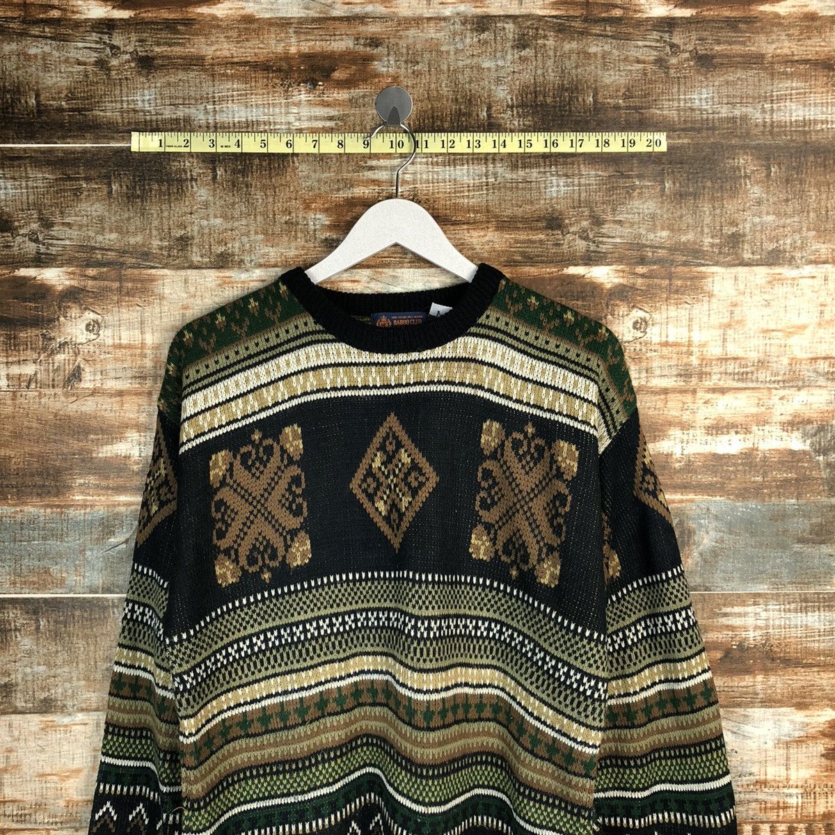 Homespun Knitwear Bamboo Club Green Knitwear vintage #A1689 Size US M / EU 48-50 / 2 - 2 Thumbnail