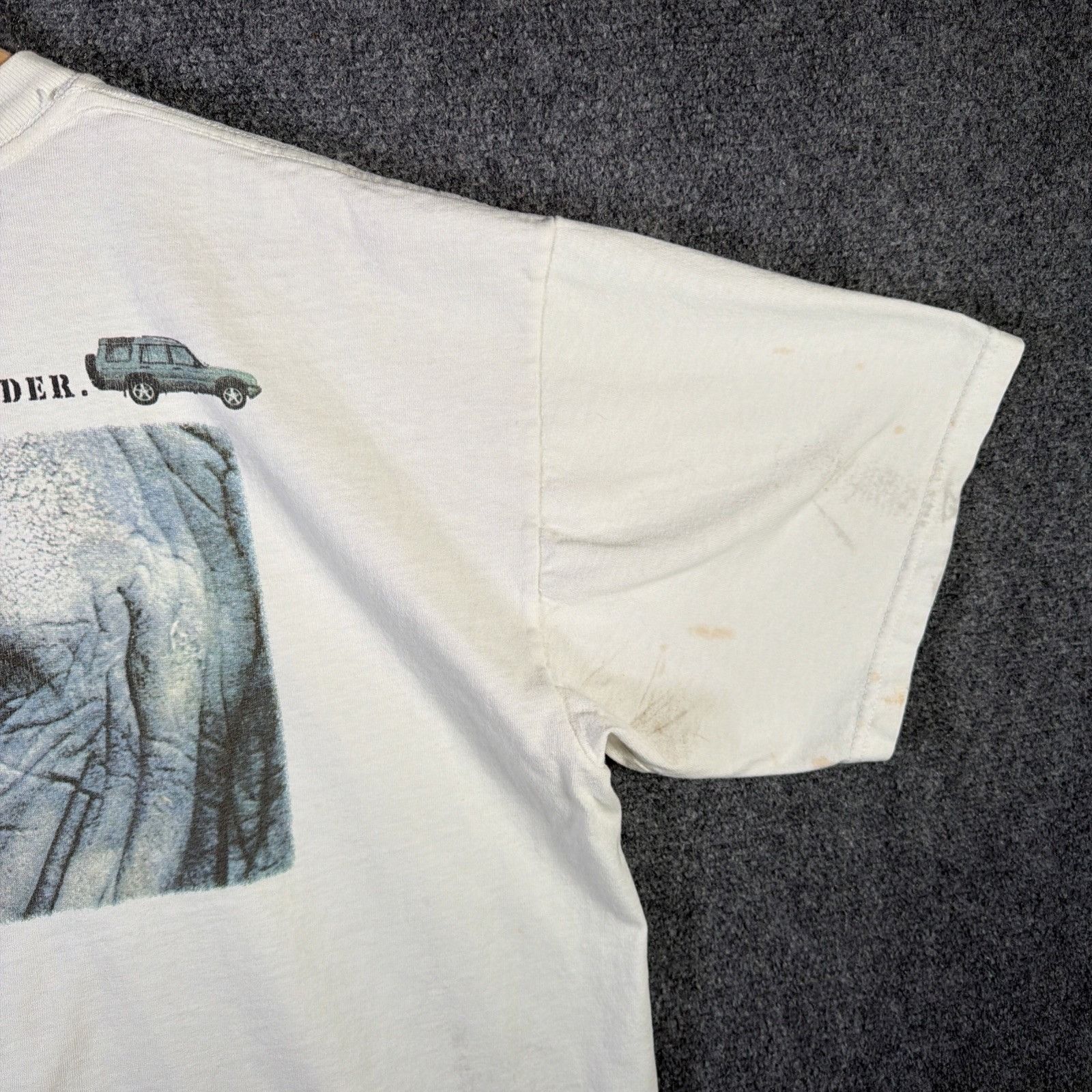 Vintage Vintage Land Rover Shirt Mens XL White 90s Safari Outdoors Size US XL / EU 56 / 4 - 9 Thumbnail