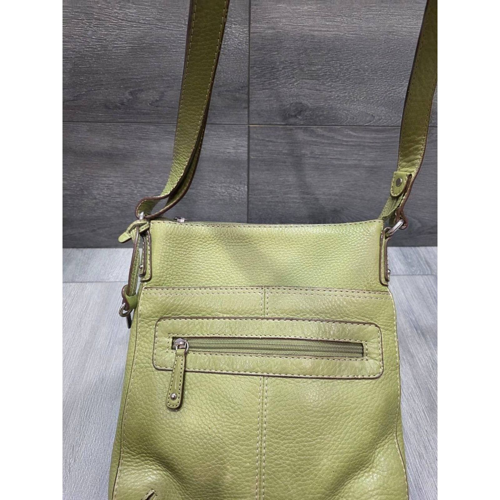 Fossil Pebbled Green Bag B000445 Size ONE SIZE - 8 Thumbnail