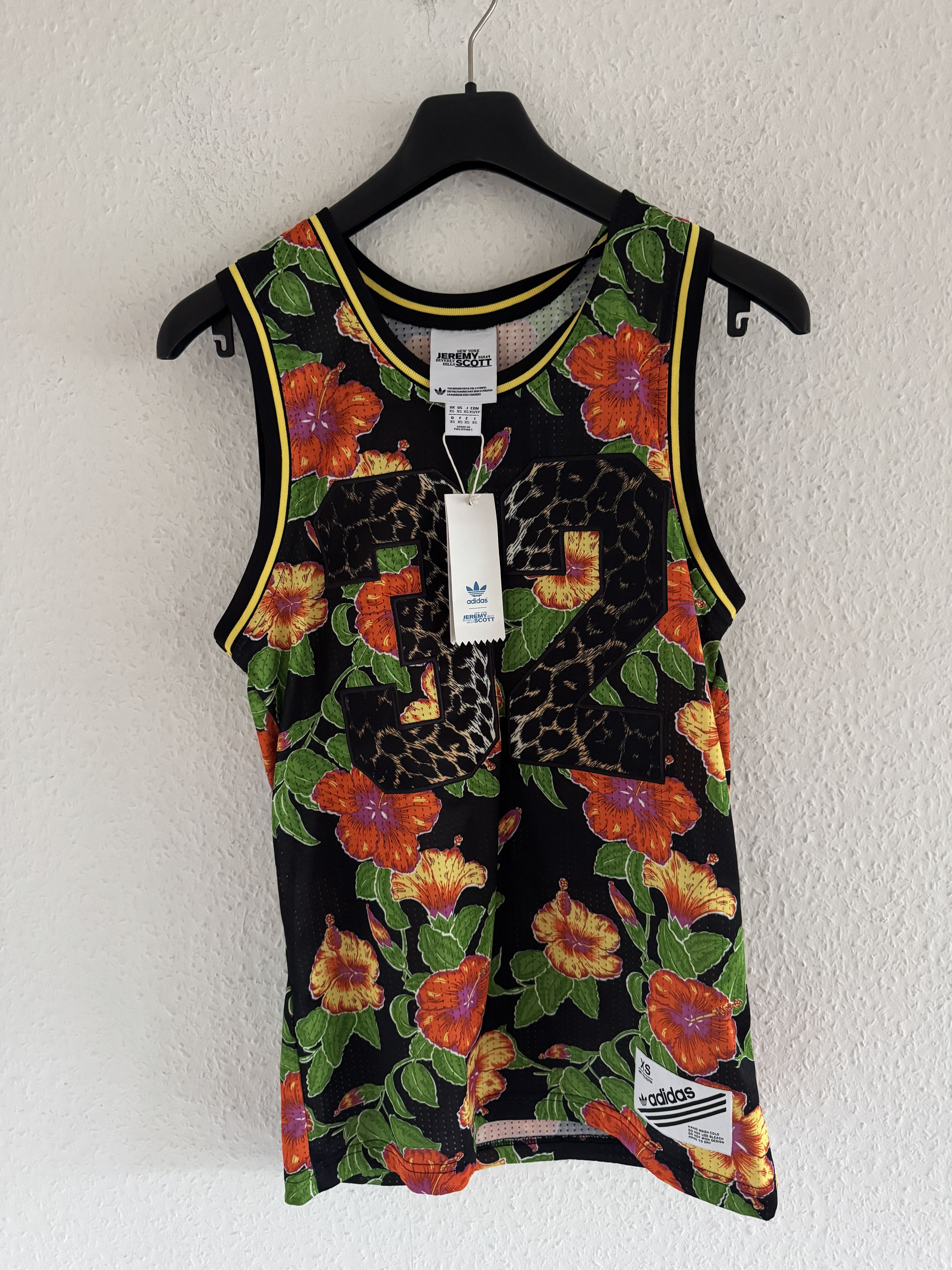 Adidas × Jeremy Scott Jungle Bones Tank Top Size US XS / EU 42 / 0 - 2 Thumbnail