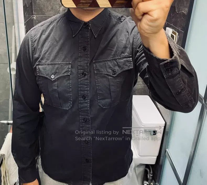 RRL Ralph Lauren RRL Ralph Lauren Black workwear double pocket military sty Size US L / EU 52-54 / 3 - 2 Thumbnail