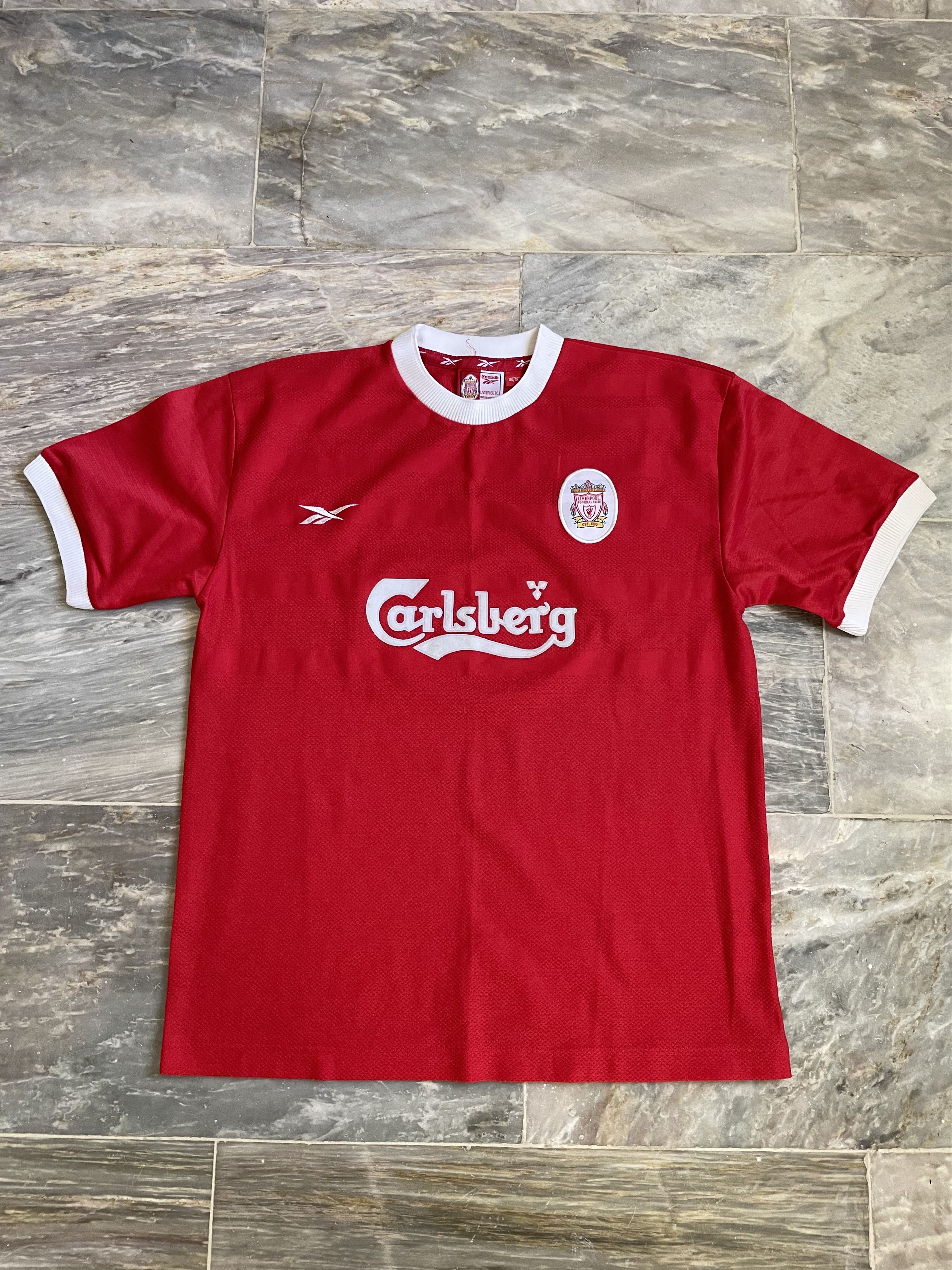 Reebok Liverpool 1998-2000 home vintage soccer jersey