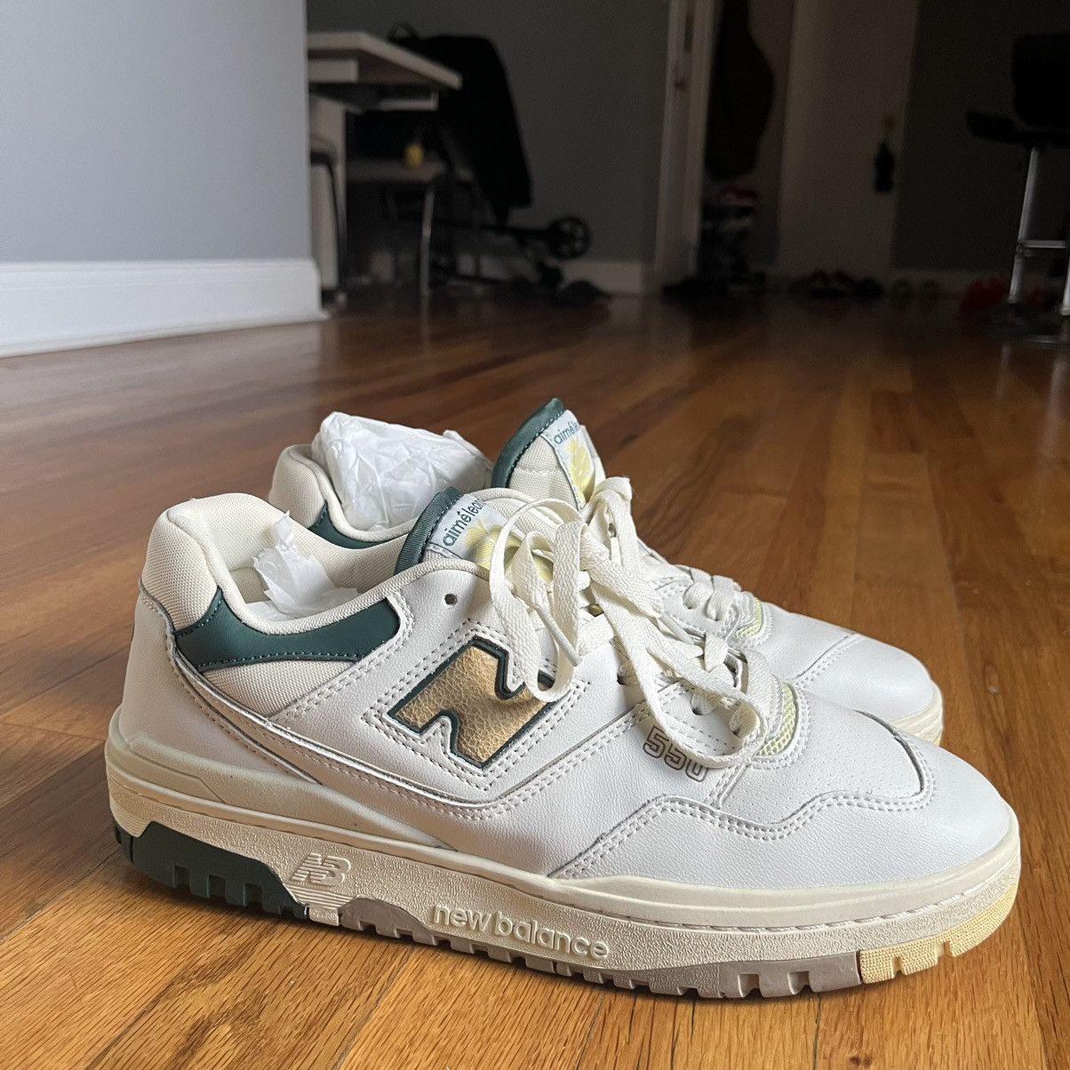 Aime Leon Dore × New Balance Aimé Leon Dore x New Balance 550 ‘Green Yellow’ Size US 8.5 / EU 41-42 - 6 Thumbnail