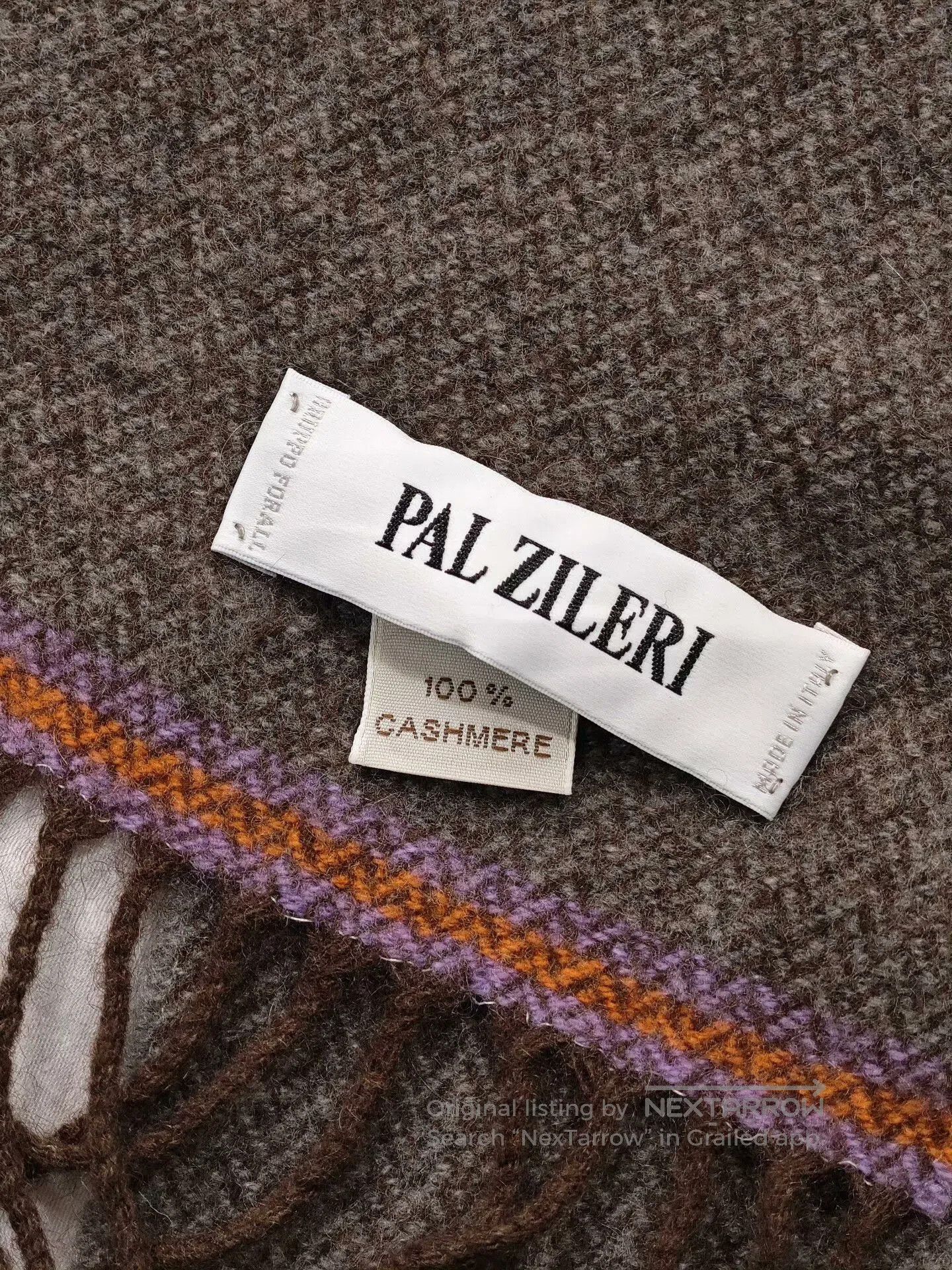 Pal Zileri Pal Zileri Cashmere Scarf from Italy. Size ONE SIZE - 5 Thumbnail