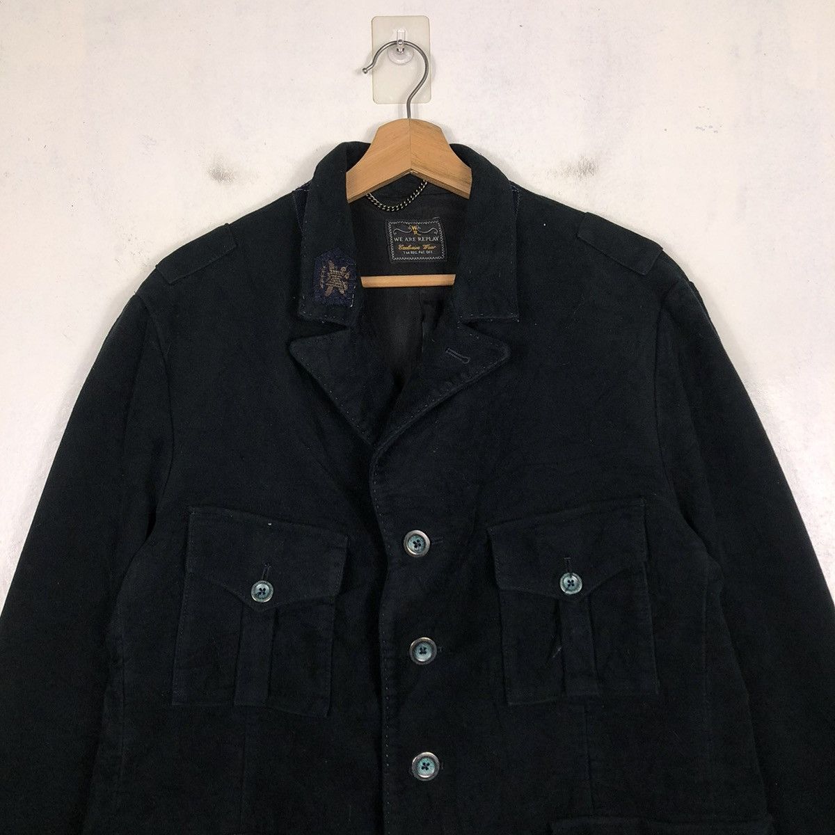 Japanese Brand 📌VINTAGE BIKET JACKET REPLAY JAPAN MUTLI POCKETS BONDAGE Size US L / EU 52-54 / 3 - 5 Thumbnail