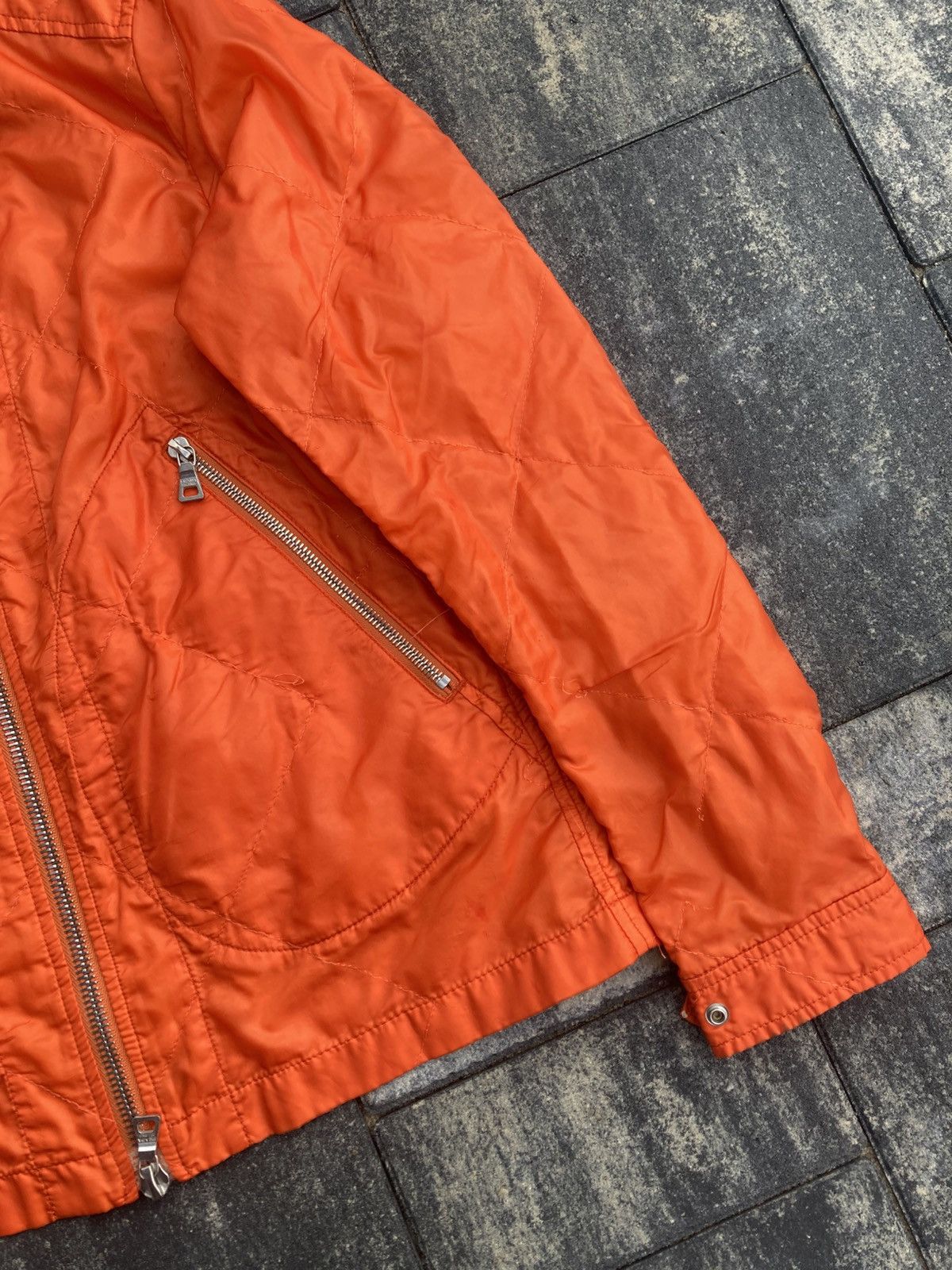 Prada Vintage Prada Orange Windbreaker Jacket Retro y2k Size S / US 4 / IT 40 - 2 Thumbnail