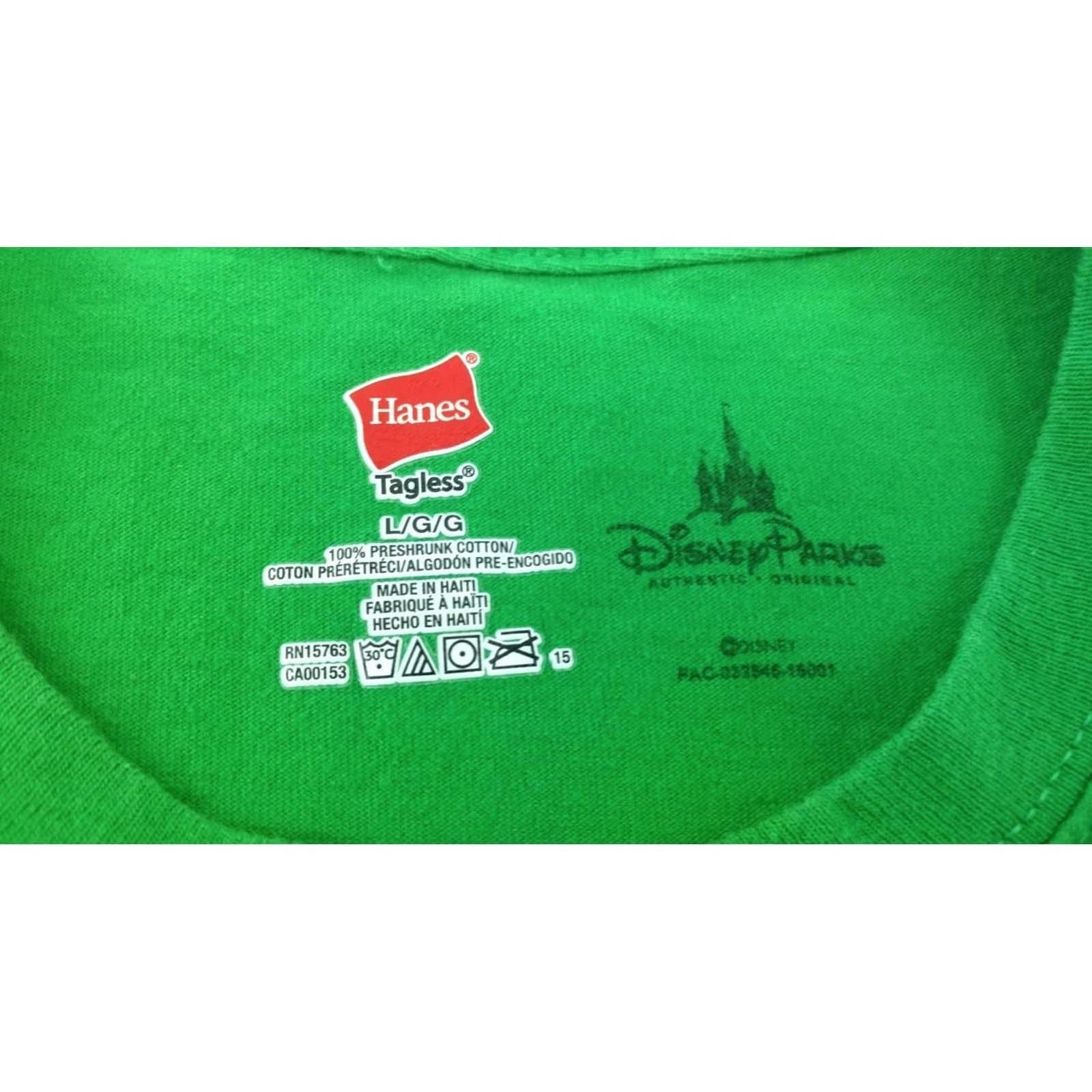 Hanes Disney Epcot Flower Garden Festival 2016 Shirt Adventure In Bloom Size Large Hanes Men T-Shirt Green Festival 2016 Mens Large Adventur In Bloom Size US L / EU 52-54 / 3 - 8 Thumbnail