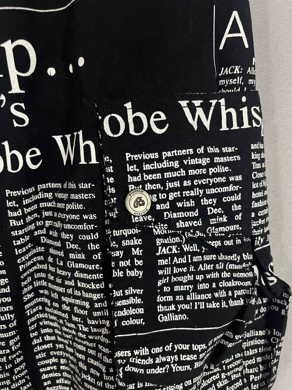 John Galliano John Galliano Shorts Newspaper Black Size US 36 / EU 52 - 3 Thumbnail